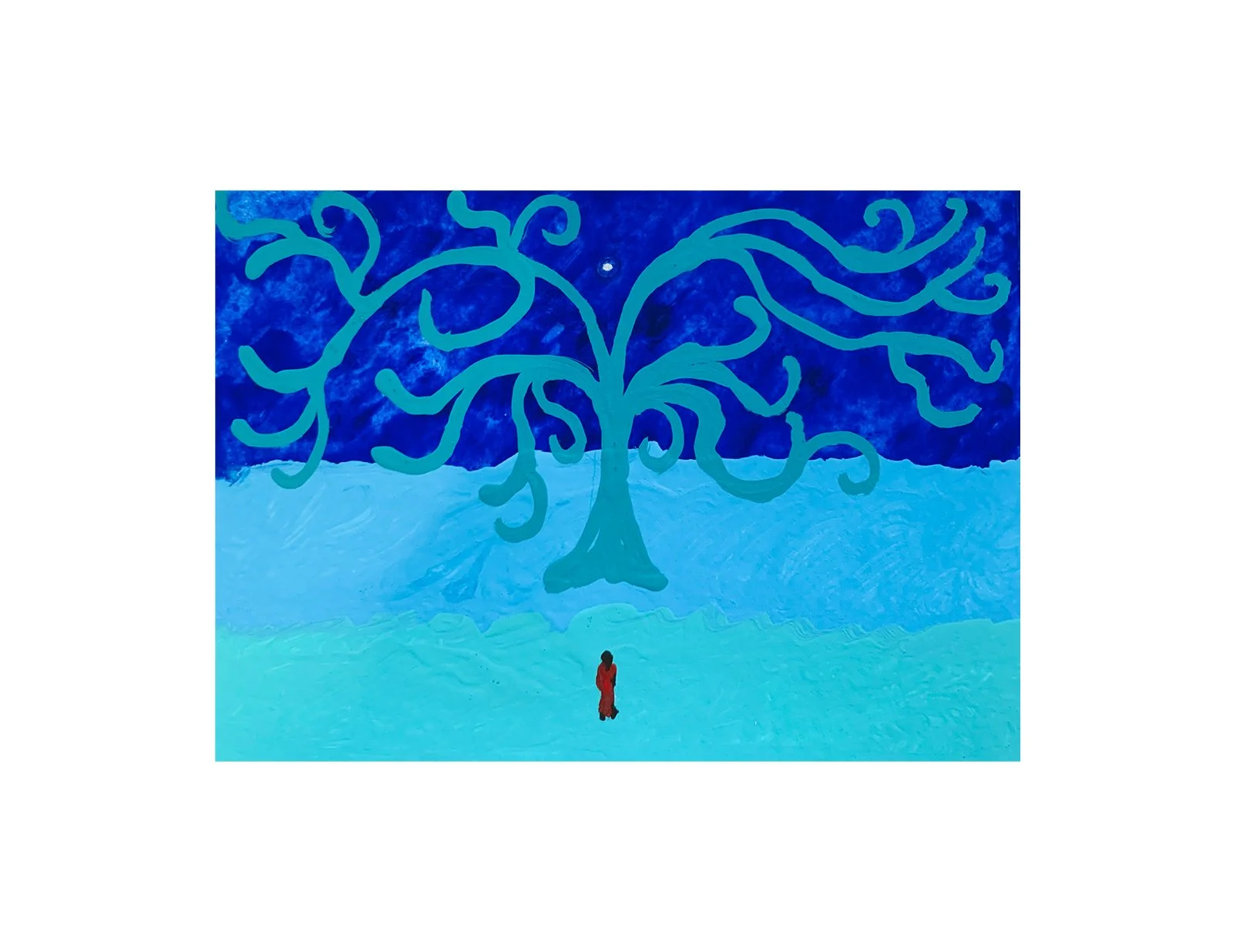  Kavanayén 05. Surrender. Río Orinoco. 2025  Gouache on paper 5.8 × 8.2 in 14.8 × 21 cm 