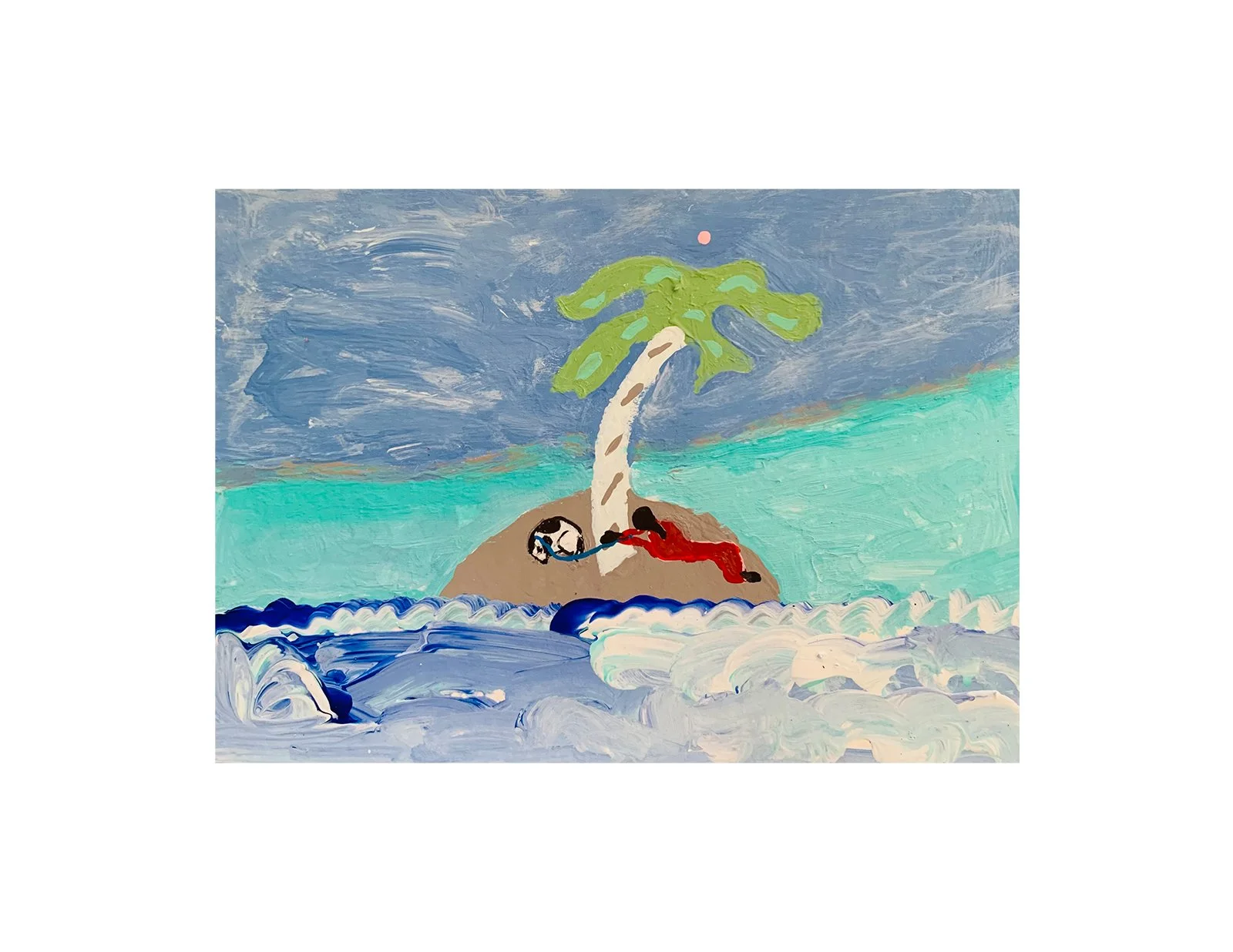  Kavanayén 01. Together. Río Orinoco. 2025   Gouache on paper 5.8 × 8.2 in 14.8 × 21 cm 