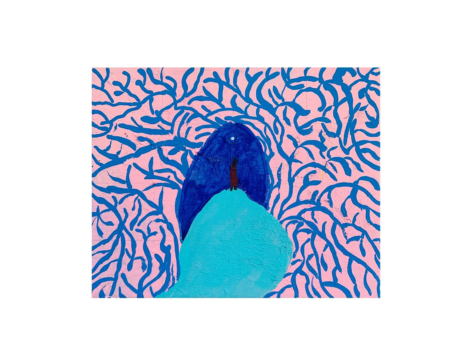  Kavanayén 05. Sad. Río Orinoco. 2025  Gouache on canvas 10 × 8 in 25 × 20 cm 