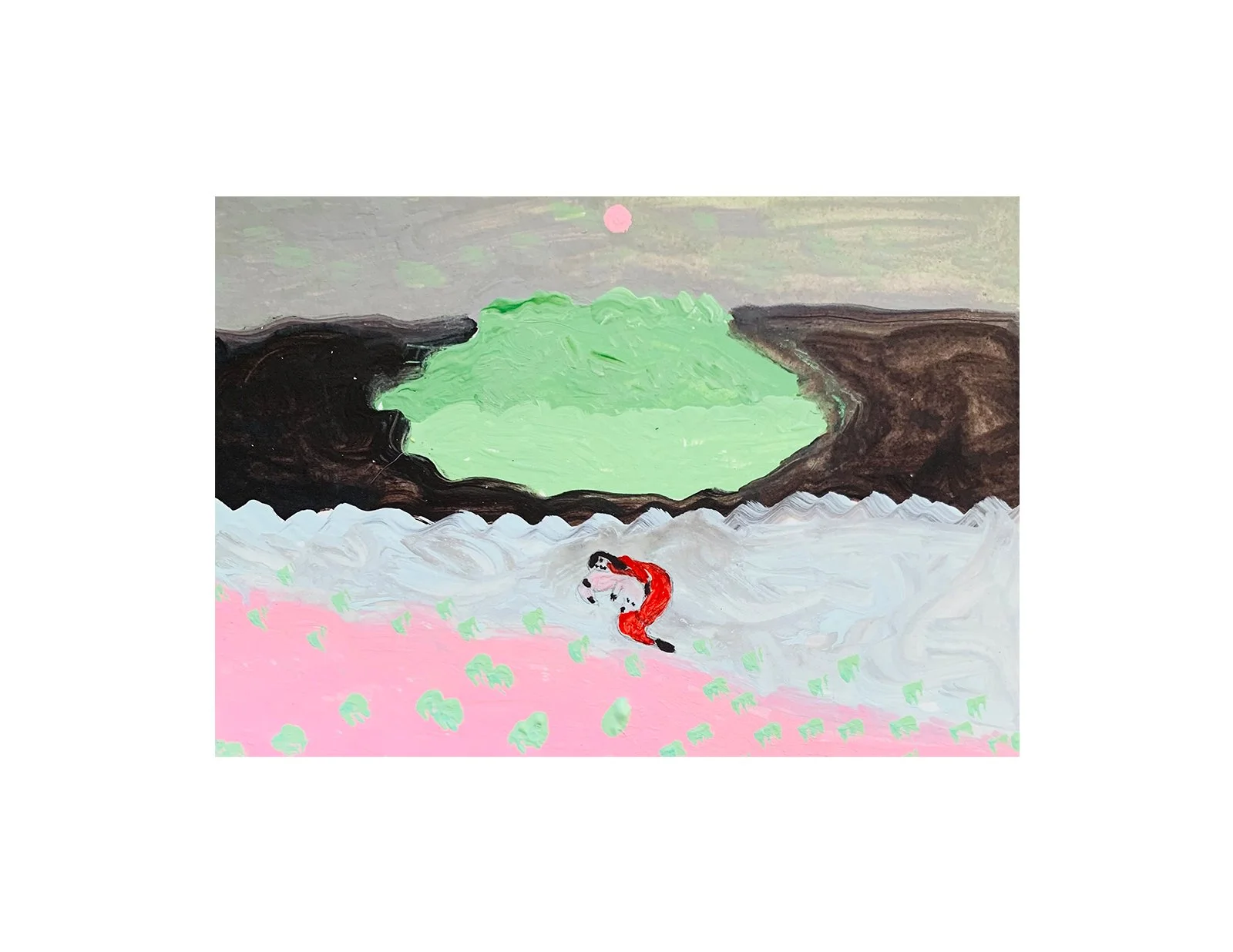  Kavanayén 01. One. Río Orinoco. 2025  Gouache on paper 5.8 × 8.2 in 14.8 × 21 cm 