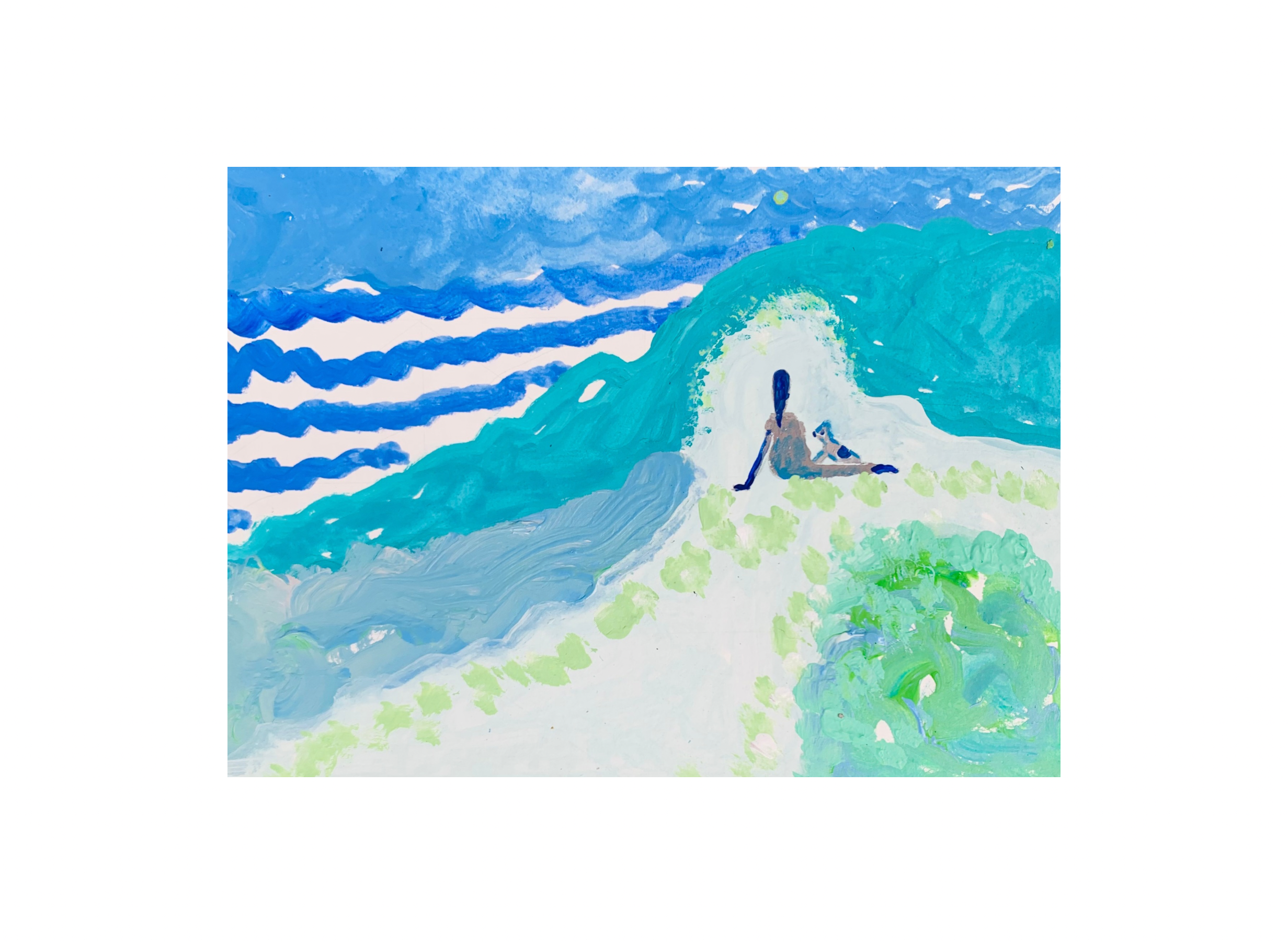  Kavanayén 01. Your soul and my soul. Río Orinoco. 2025  Gouache on paper 5.8 × 8.2 in 14.8 × 21 cm 