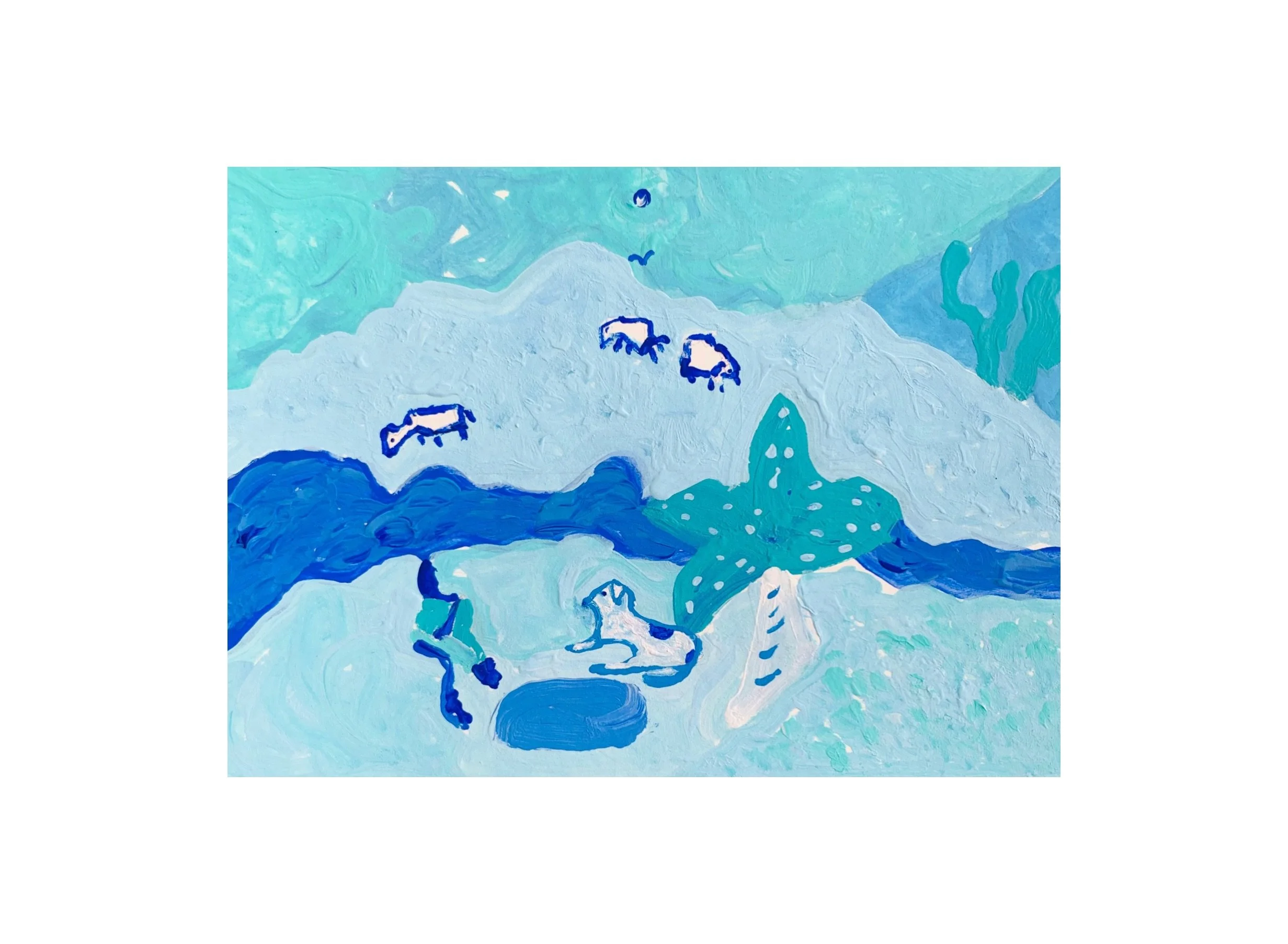  Kavanayén 01. Love. Río Orinoco. 2025  Gouache on paper 5.8 × 8.2 in 14.8 × 21 cm 