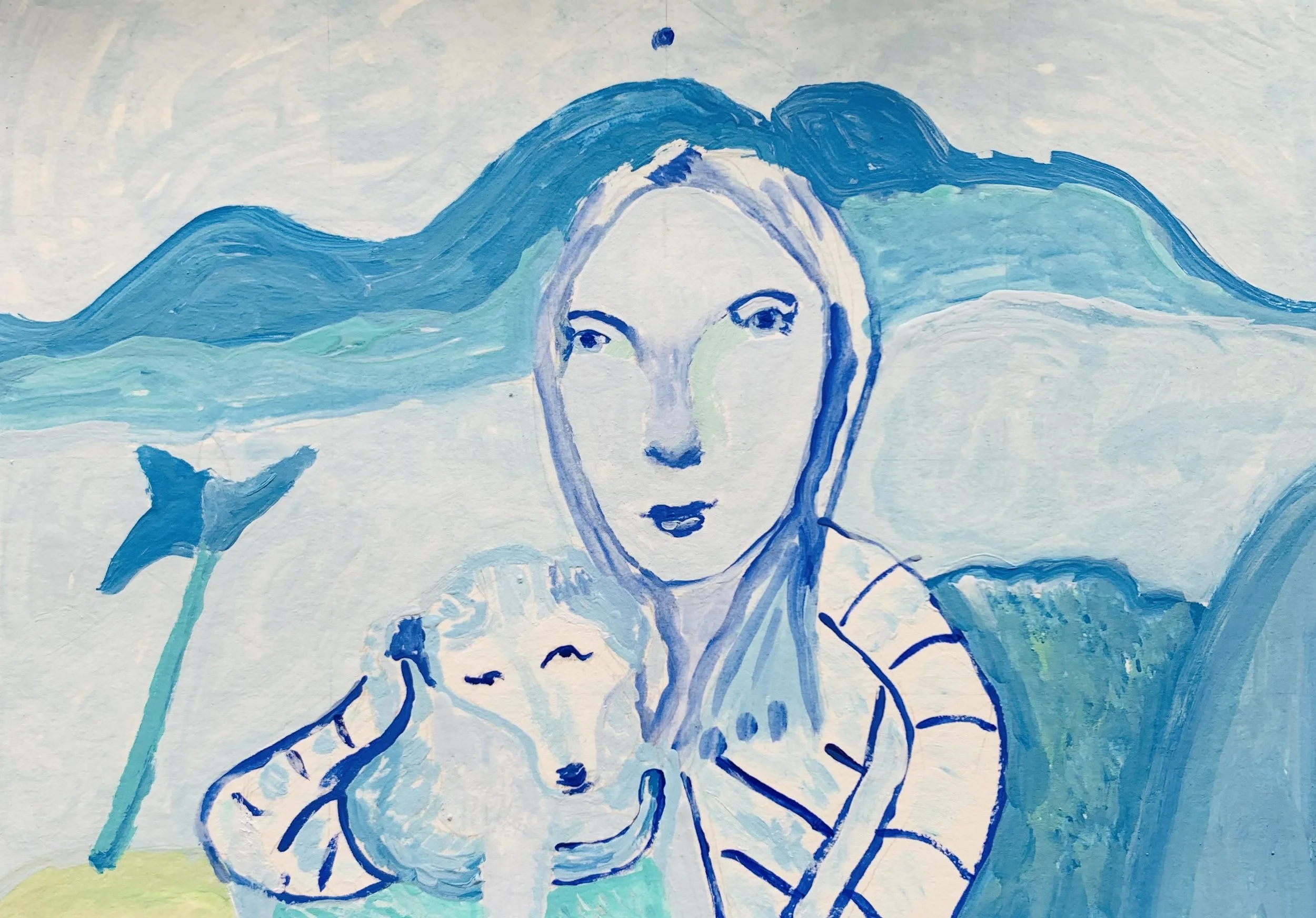  Kavanayén 01. Lovely souls. Río Orinoco. 2026  Gouache on paper 5.8 × 8.2 in 14.8 × 21 cm 