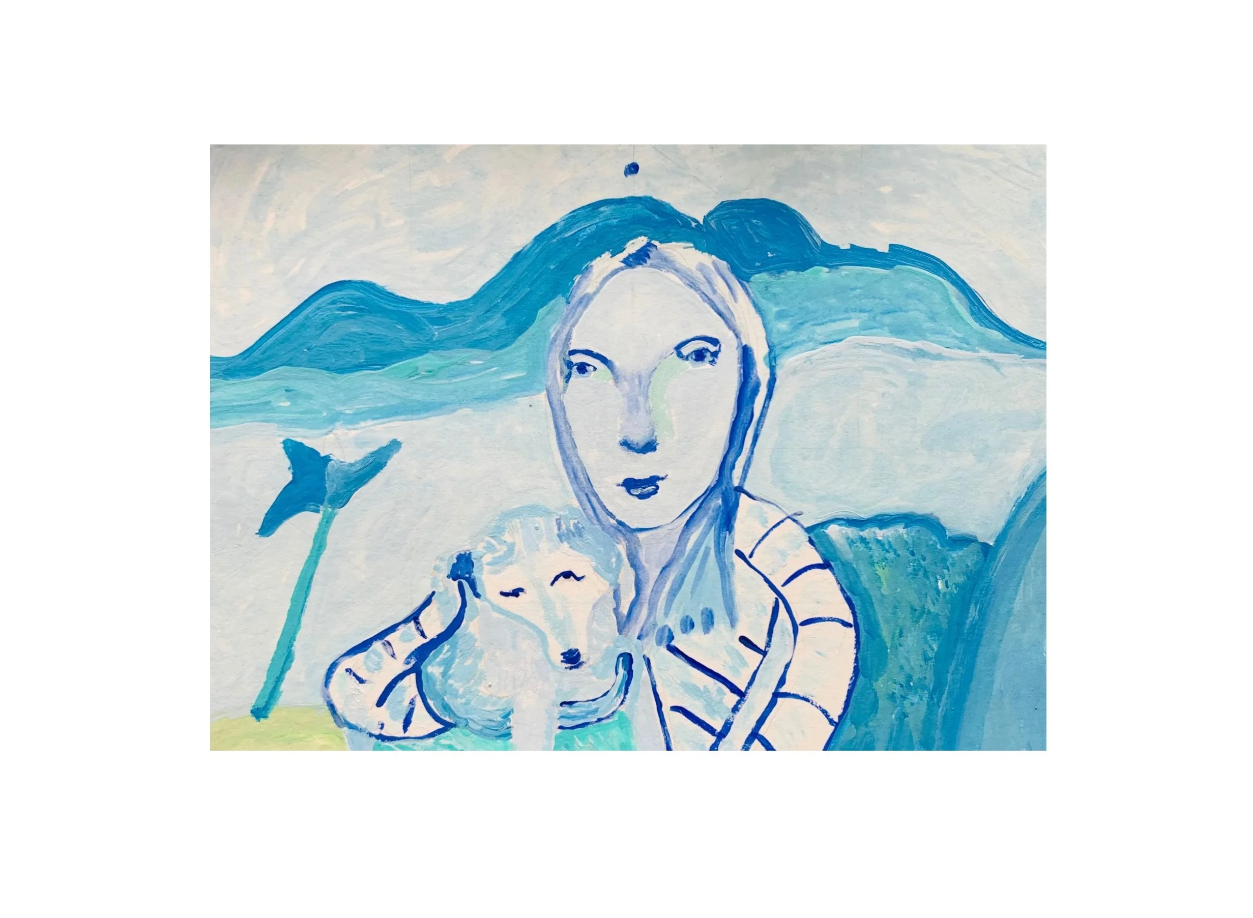  Kavanayén 01. Lovely souls. Río Orinoco. 2026  Gouache on paper 5.8 × 8.2 in 14.8 × 21 cm 