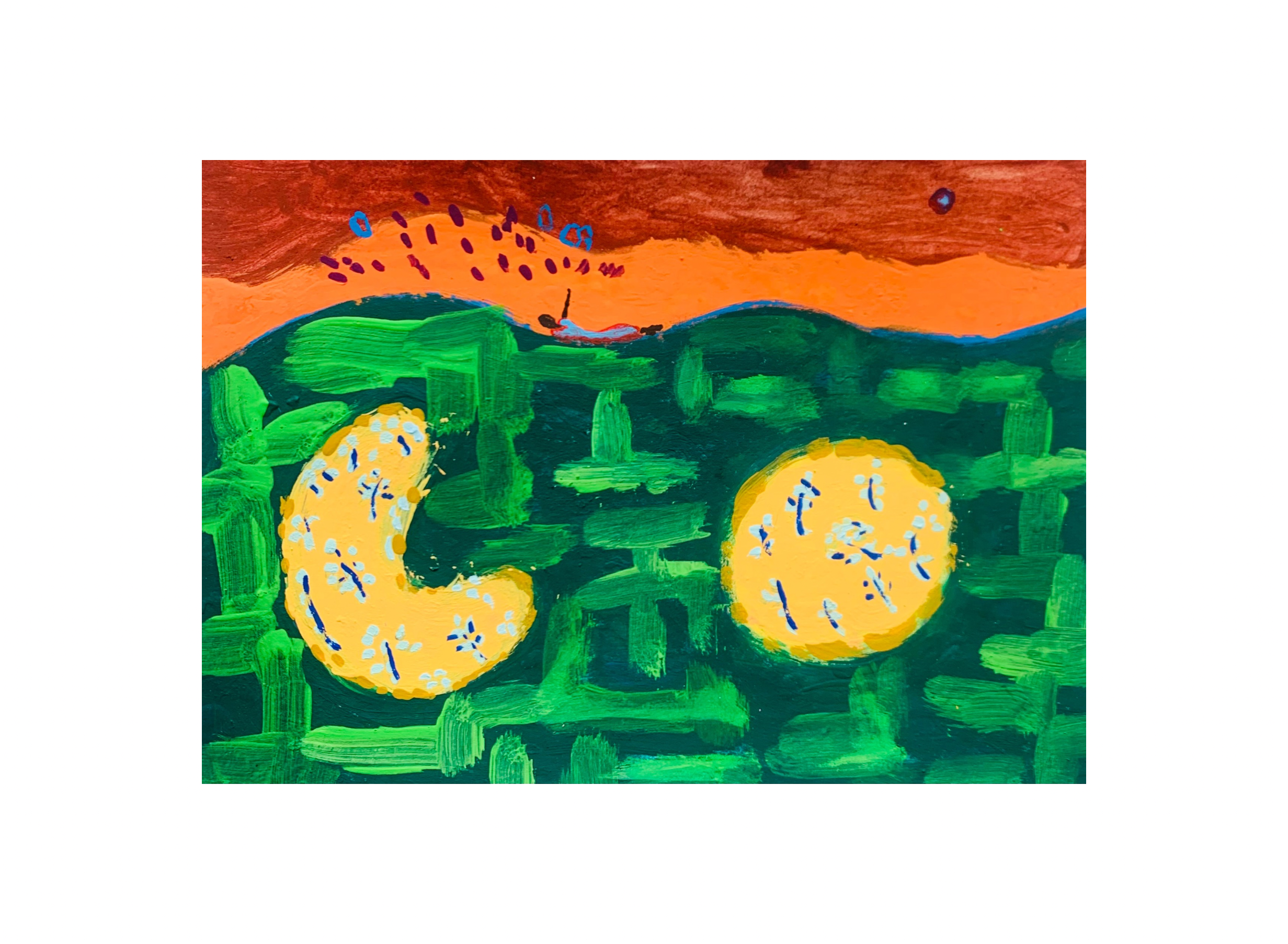  Kavanayén 06. Come home. Río Orinoco. 2026  Gouache on paper 5.8 × 8.2 in 14.8 × 21 cm 