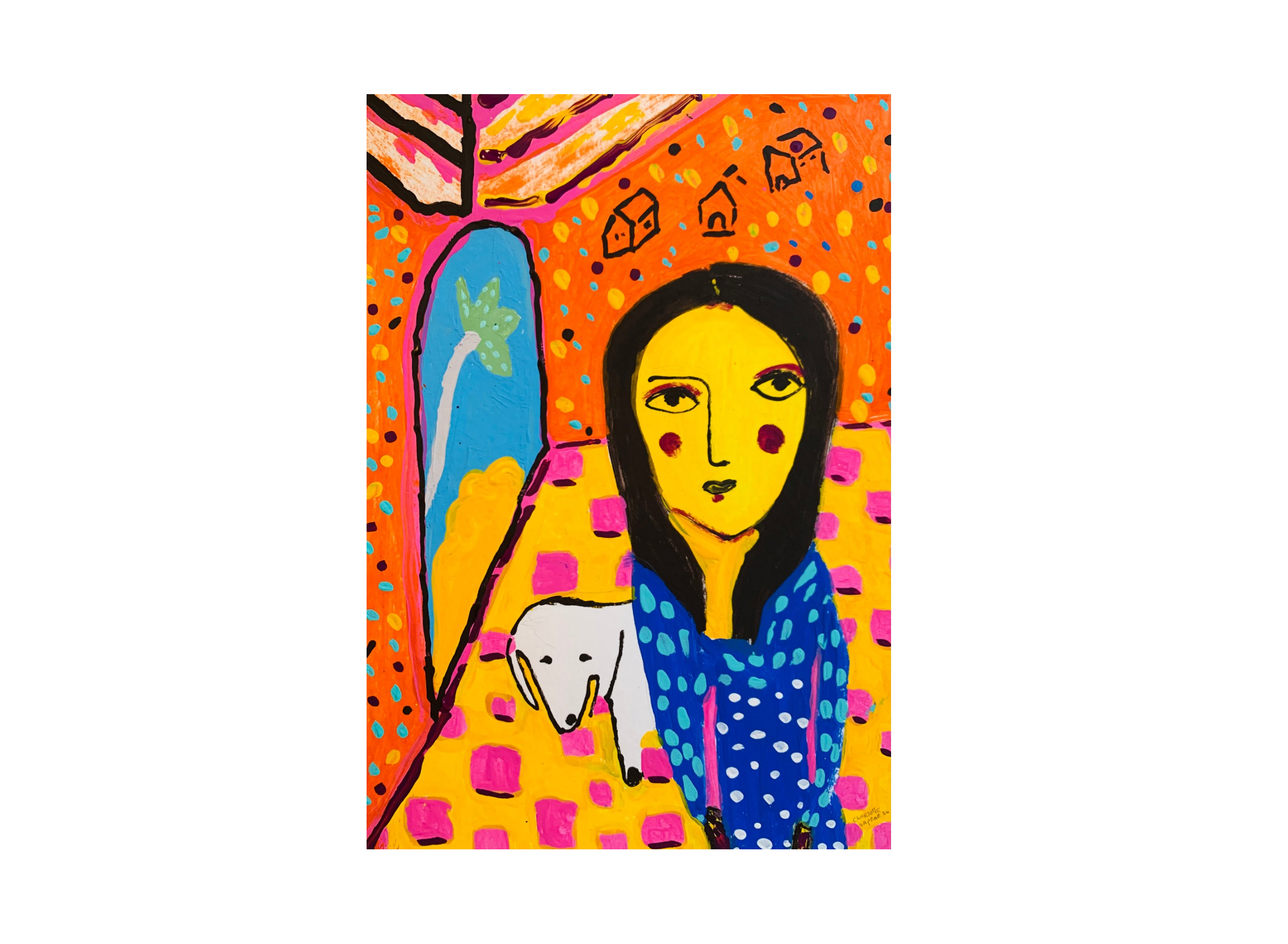  Kavanayén 07. Dreaming of our home. Río Orinoco. 2026  Gouache on paper 11.6 × 8.2 in 29.7 × 21 cm 