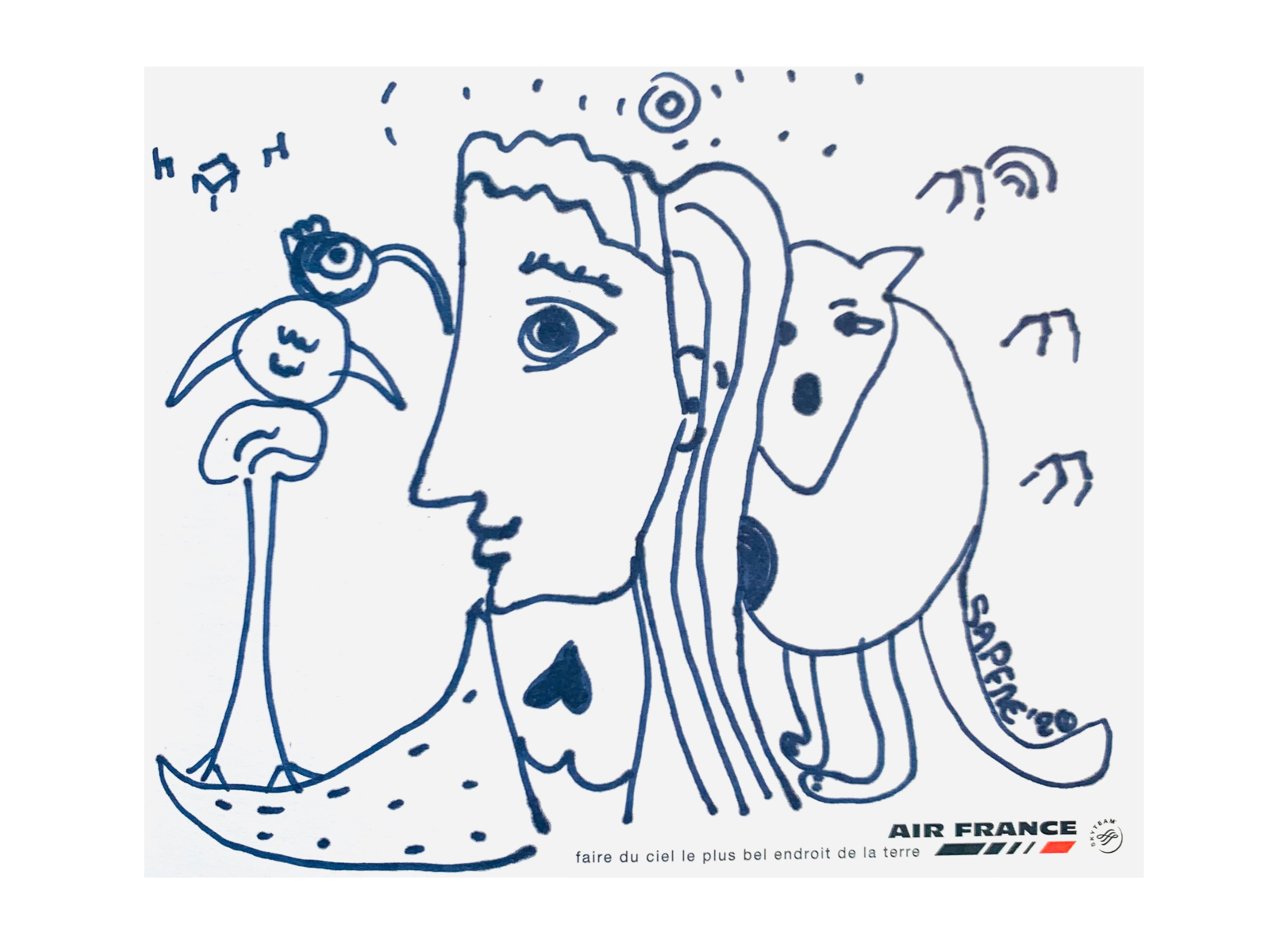  Kavanayén Sketch 03. 2026  ink on paper 6.5 × 5.2 in 13 × 16 cm 