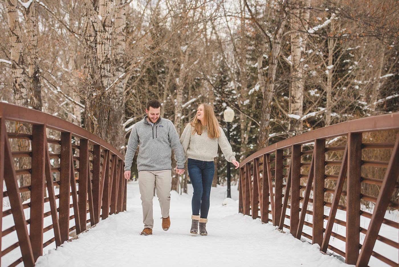 fun times on a bridge at the end of town