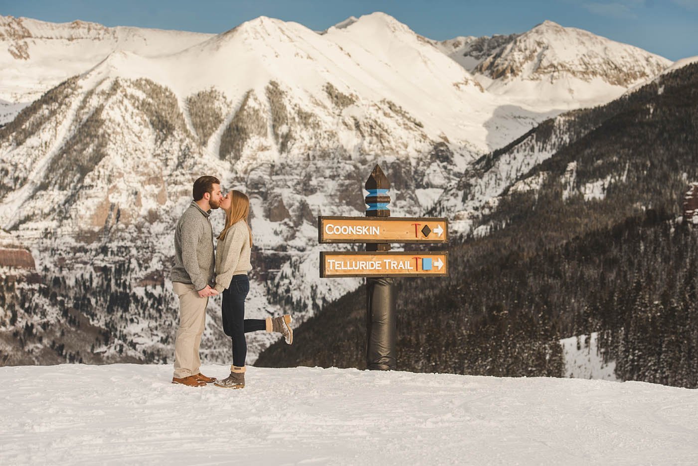 on the slopes