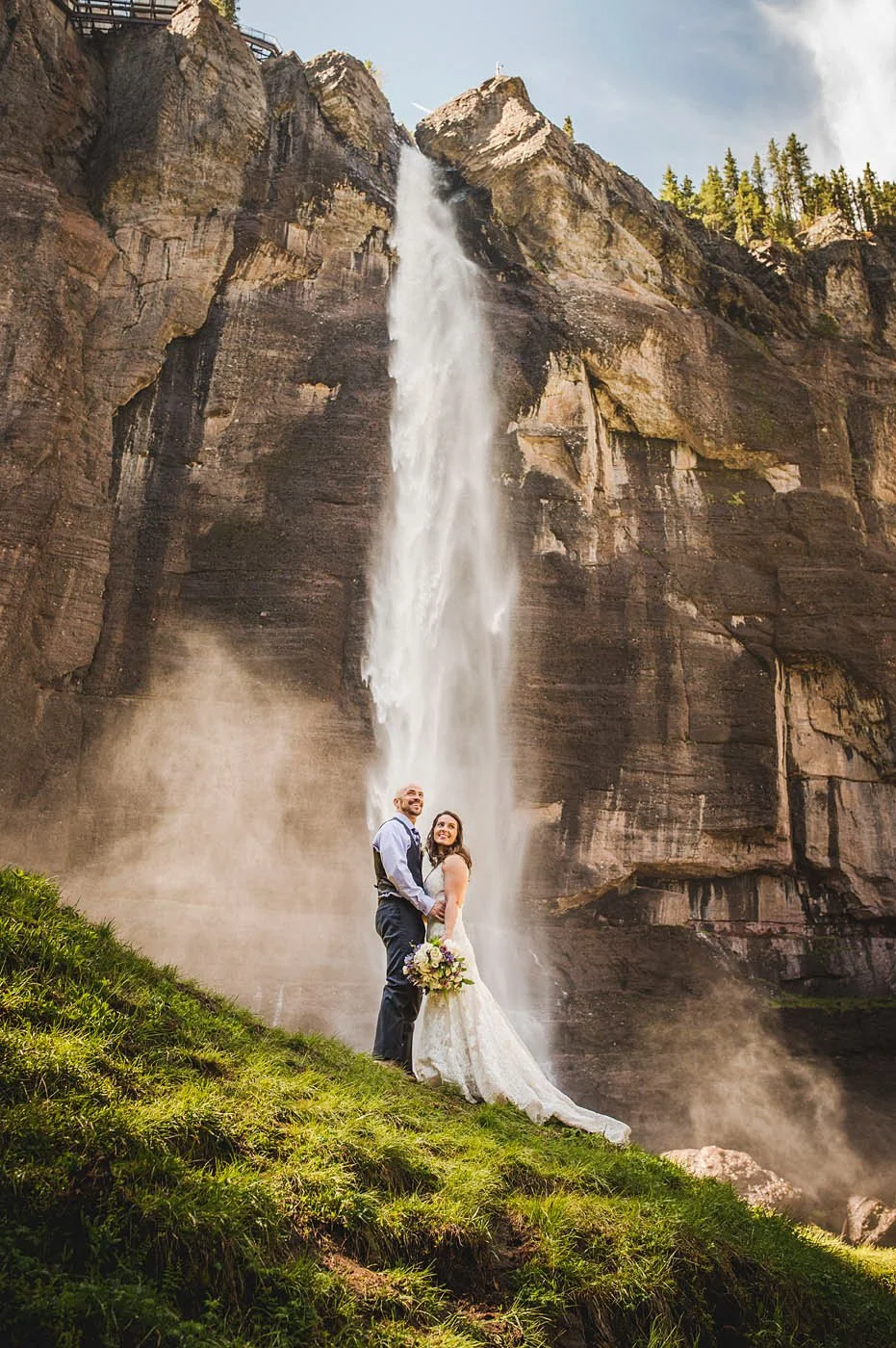 Off-road elopement photography in Telluride’s San Juan Mountains