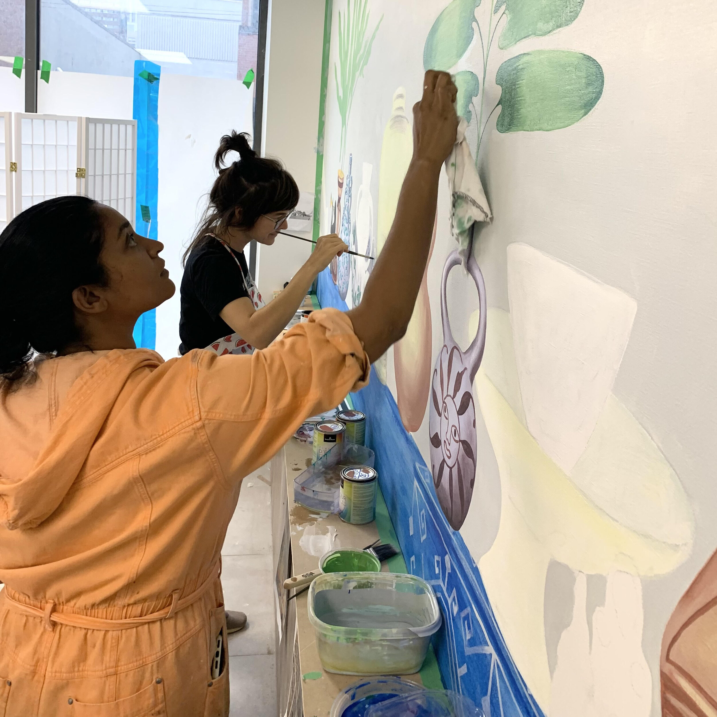 Mural by Rajni Perera and Shary Boyle