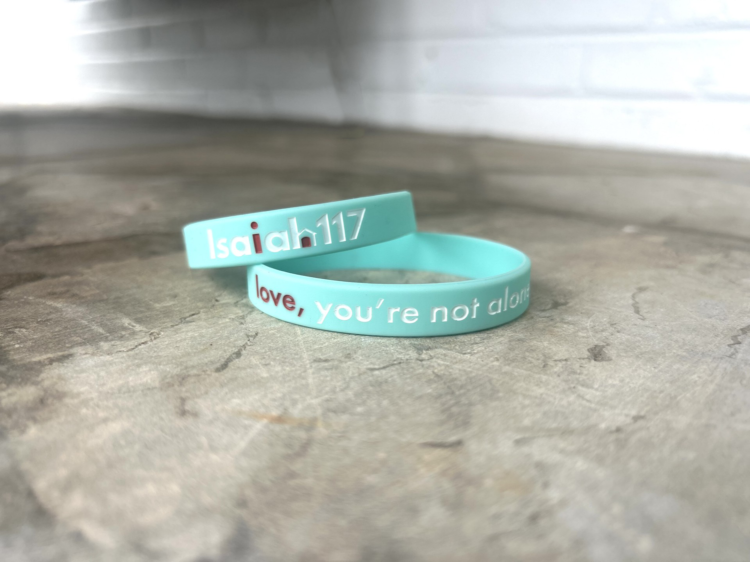 LOVE , YOU'RE NOT ALONE BRACELET — Isaiah 117 House