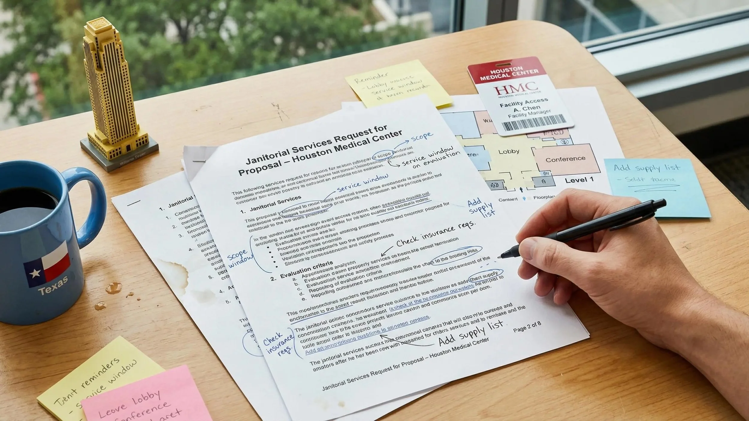 Houston Janitorial Services RFP Template Guide