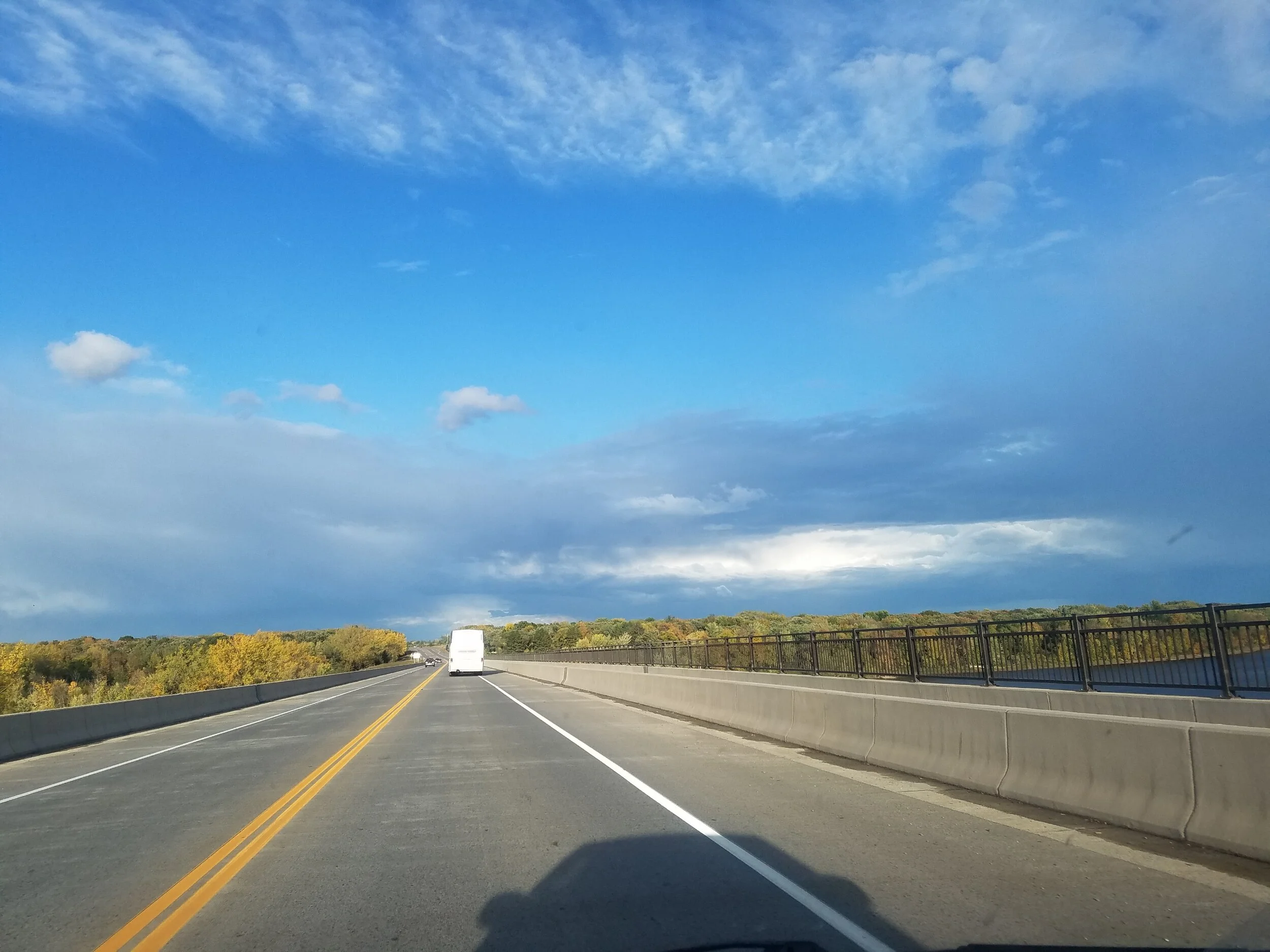 Crossing the Mississippi.