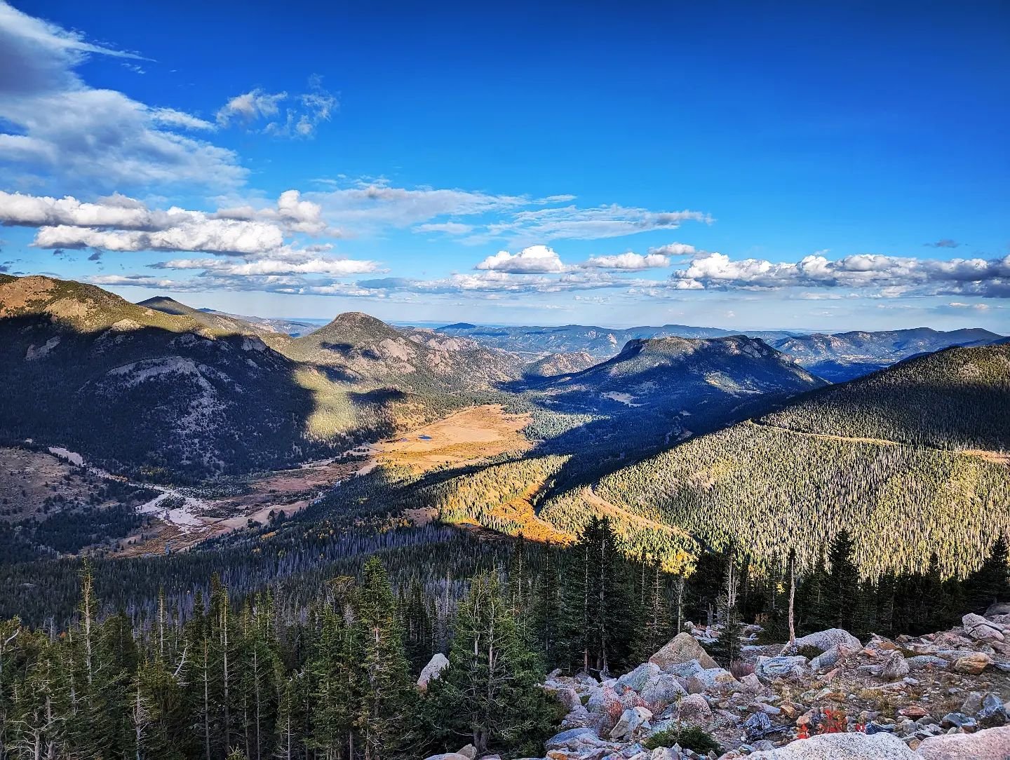 Estes Park was a tourist trap of a letdown, and trail ridge road was closed at rainbow curve due to snow but the views we were able to see were beautiful. And the peak to peak highway is a lot more fun to drive than the 25 mph road within the park an