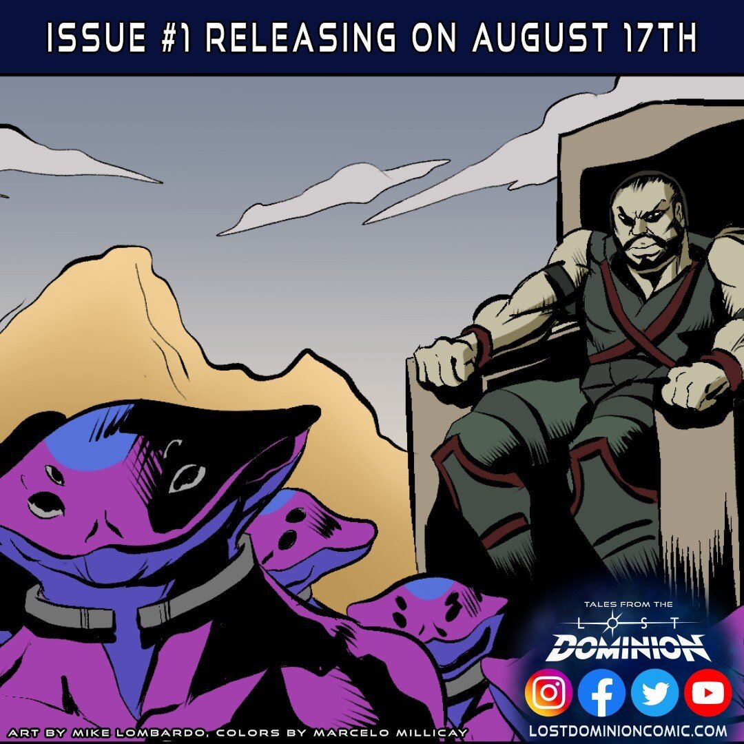 Tales from the Lost Dominion #1 releases on August 17th. 

Check out everything Lost Dominion:
https://campsite.bio/lostdominioncomic

Link in bio.

#lostdominion #talesfromthelostdominion #newcomic #comic #spacecomic #scificomic #scifiwestern #art #