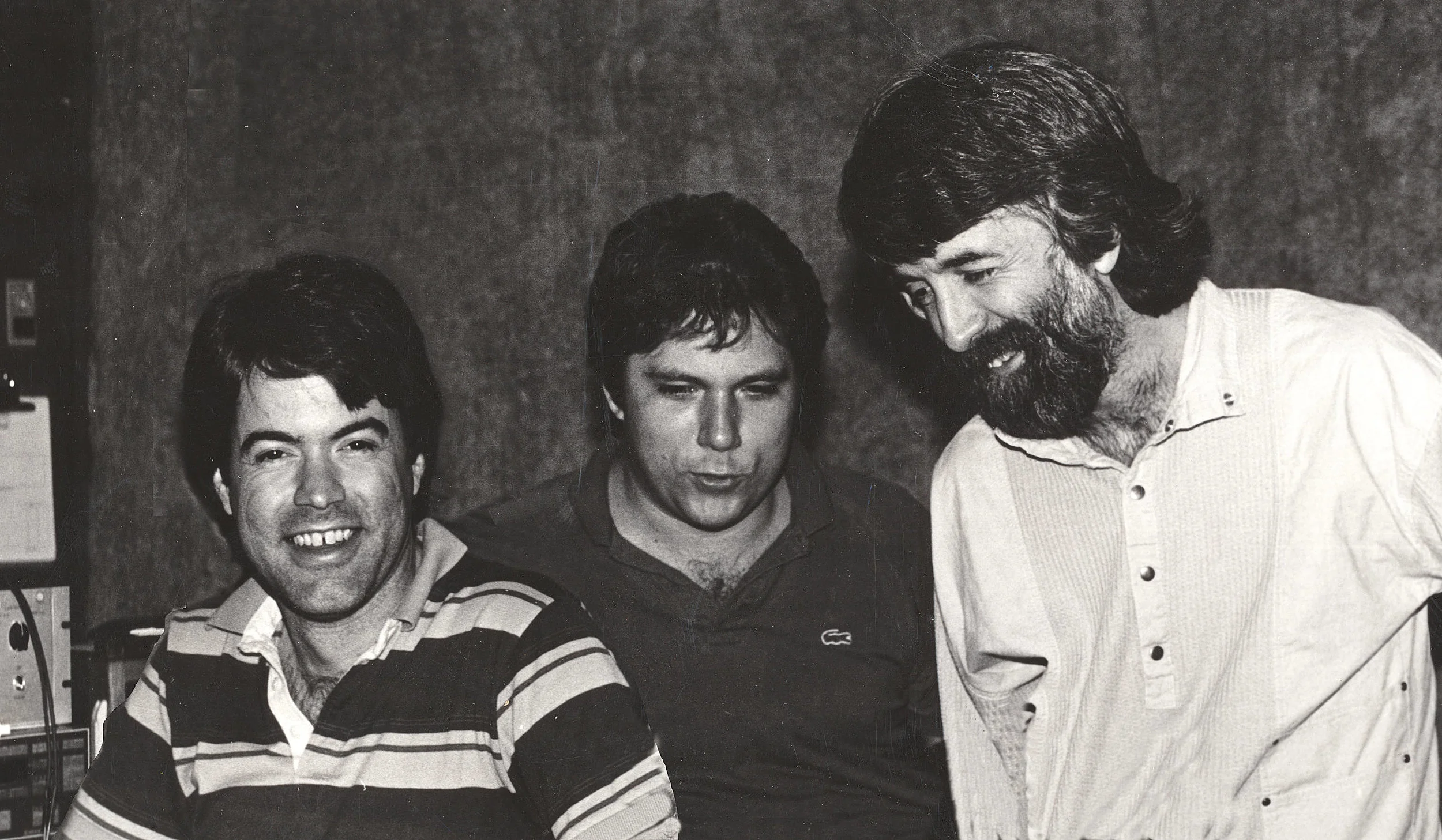 Producing The Nitty Gritty Dirt Band at Audio Media, 1985.
