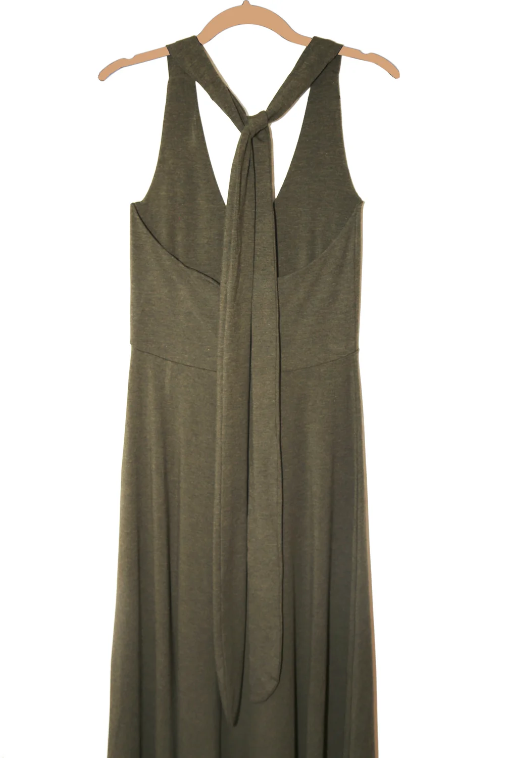 heather green dress Tanya Taylor | Shayna Dress | Heather Gray/army Midi Dress main image 1