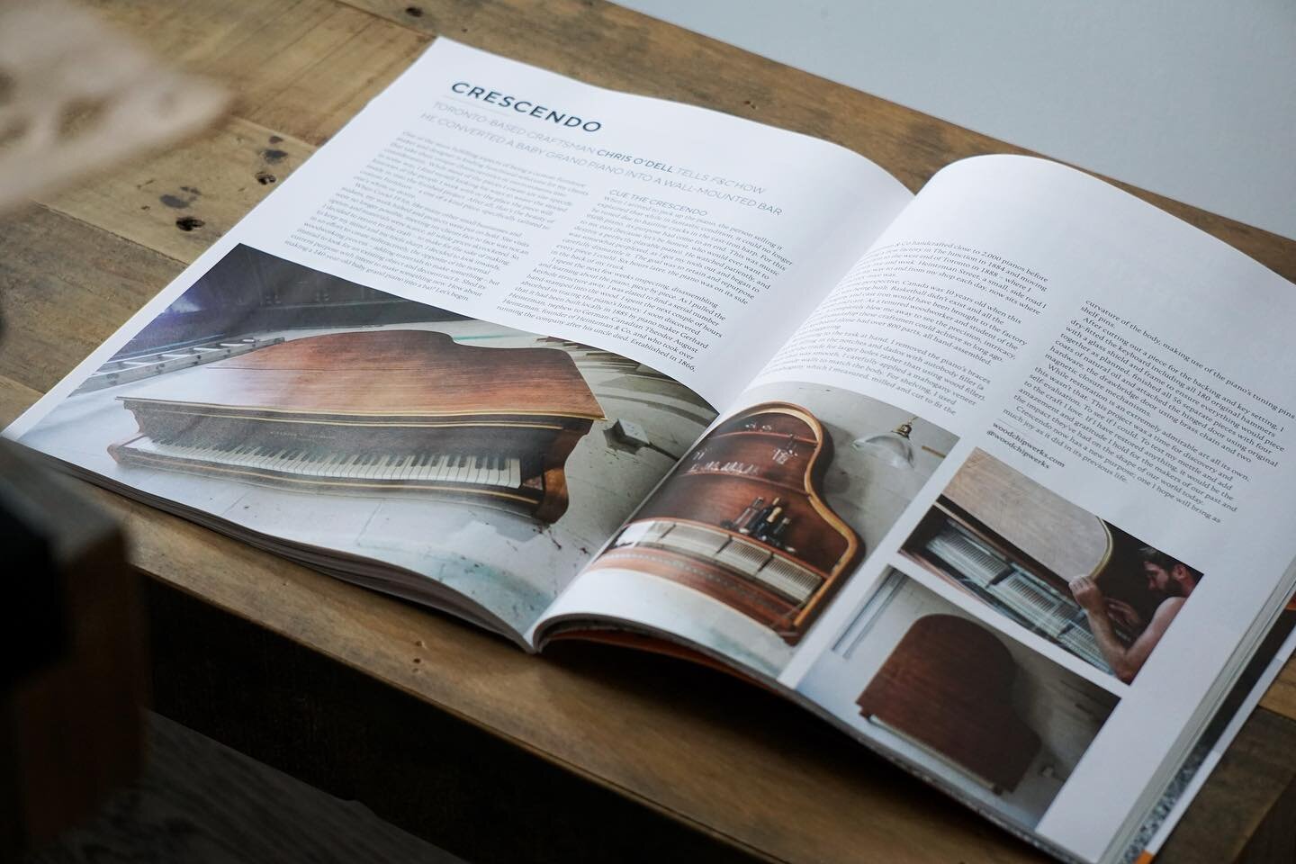 Immensely grateful to be featured in Issue #302 of UK-based Furniture &amp; Cabinetmaking magazine - and in such great company. F&amp;C is available on newsstands internationally now! 

#woodchipwerks #madebyhand #madeintoronto #fandcmagazine #woodwo