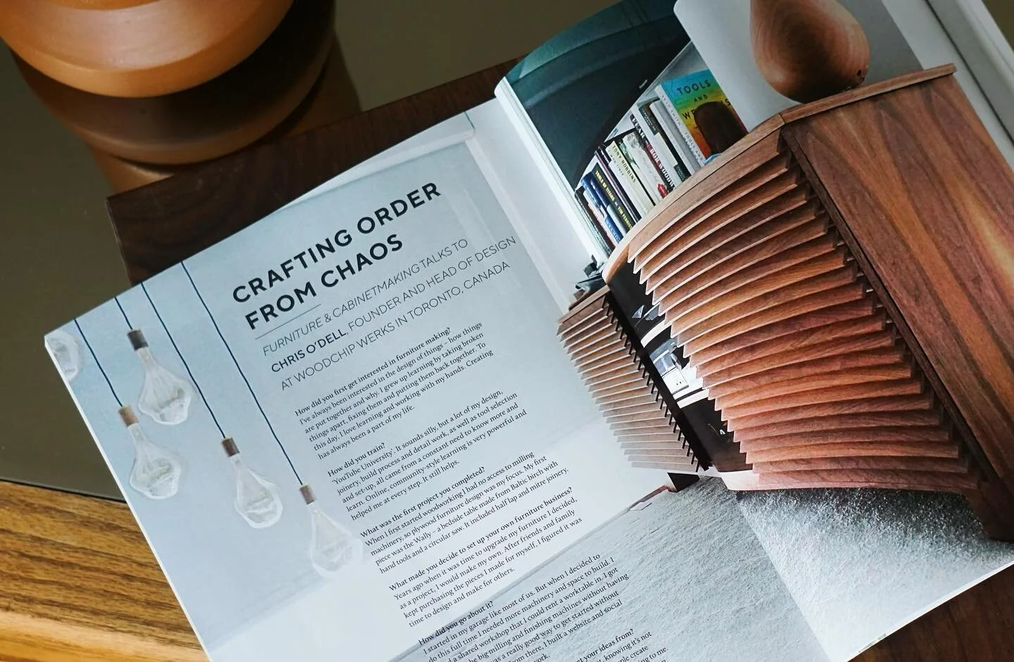 Huge thanks to the team at @fandcmagazine for featuring my work and my process in their latest issue! Click the link in my bio to read the full feature. Issue 305 is on newsstands now!

#woodchipwerks #fandcmagazine #woodworking #interiordesign #cust