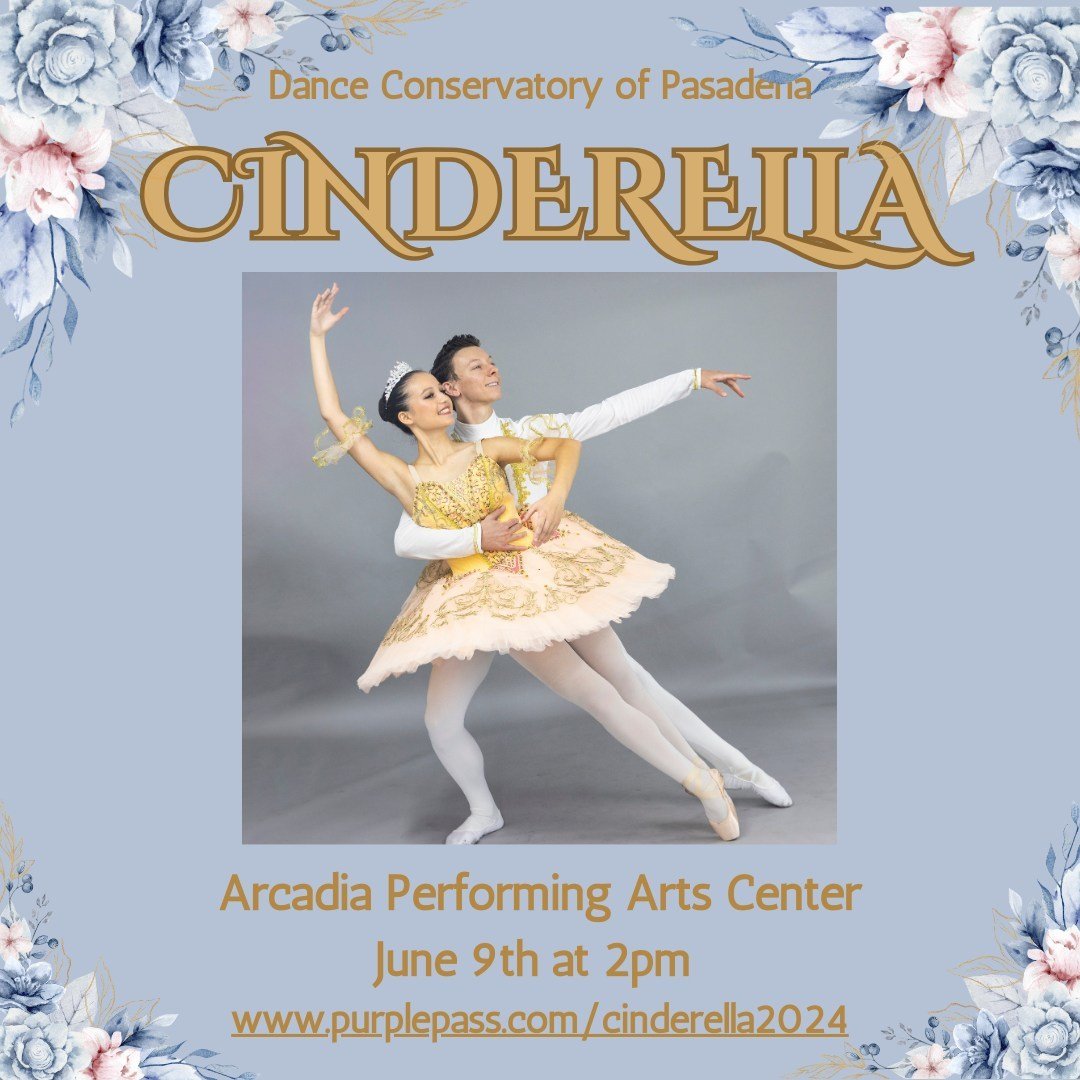 Don't forget to mark your calendars for April 15th! Ticket sales for our Cinderella performance will be going live on that day. If you purchase 5 or more tickets, you can save 15%. Help spread the word and support our talented dancers! BRING EVERYONE