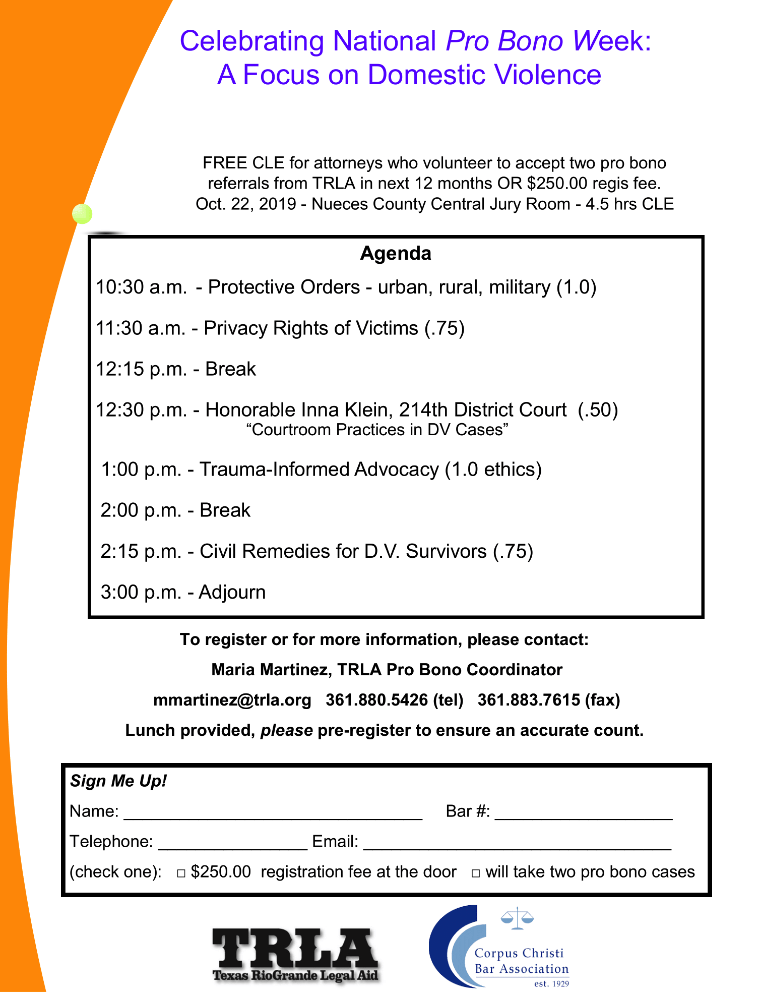 CLE: A Focus on Domestic Violence | Texas RioGrande Legal Aid (TRLA)