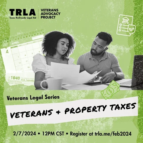 Veterans Legal Series Veterans & Property Taxes Texas RioGrande