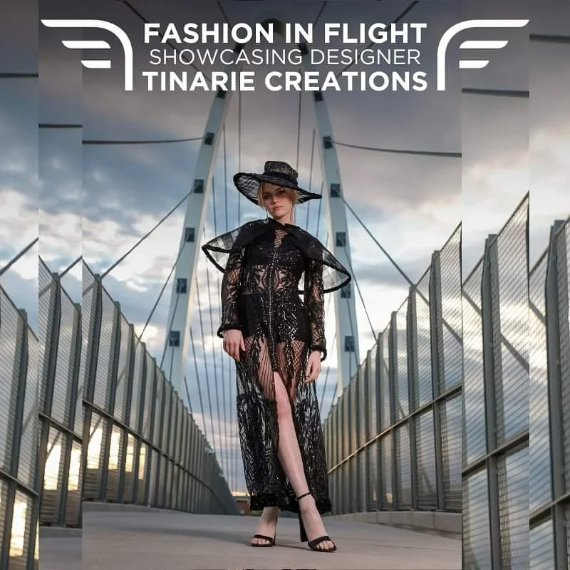 Fashion in Flight is excited to announce that Tinarie Creations will be showcasing her fantastic collection on Saturday, November 2nd at The Museum of Flight.

Bio: Tinarie Eans, a 5th generation artist and seamstress, was immersed in art early on. S