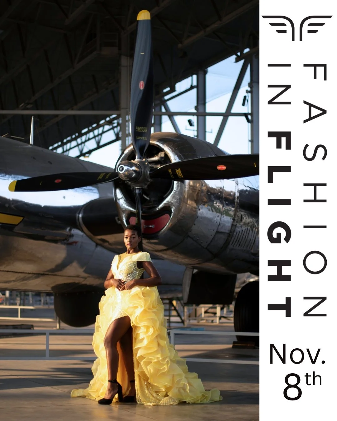 Book your ticket soo for Fashion in Flight on Sat, Nov. 8th. This will be an unforgettable runway experience that blends high fashion with sky-high excitement. Limited seats available&mdash;book your ticket now!

For more information or for tickets, 