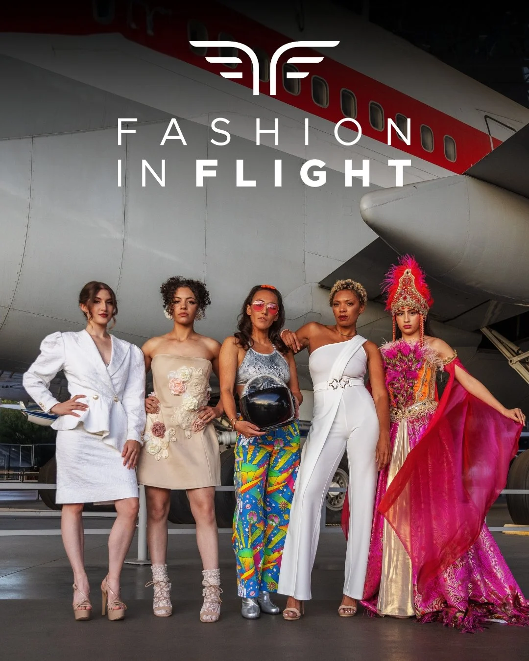 Join us for Fashion in Flight is coming up fast, get your tickets now. Fashion in Flight promises an unforgettable spectacle where style meets the runway. 

Website: www.fashioninflight.org

Credits:
Designer: @takke_one_second_ @riahthelabel @sewhot