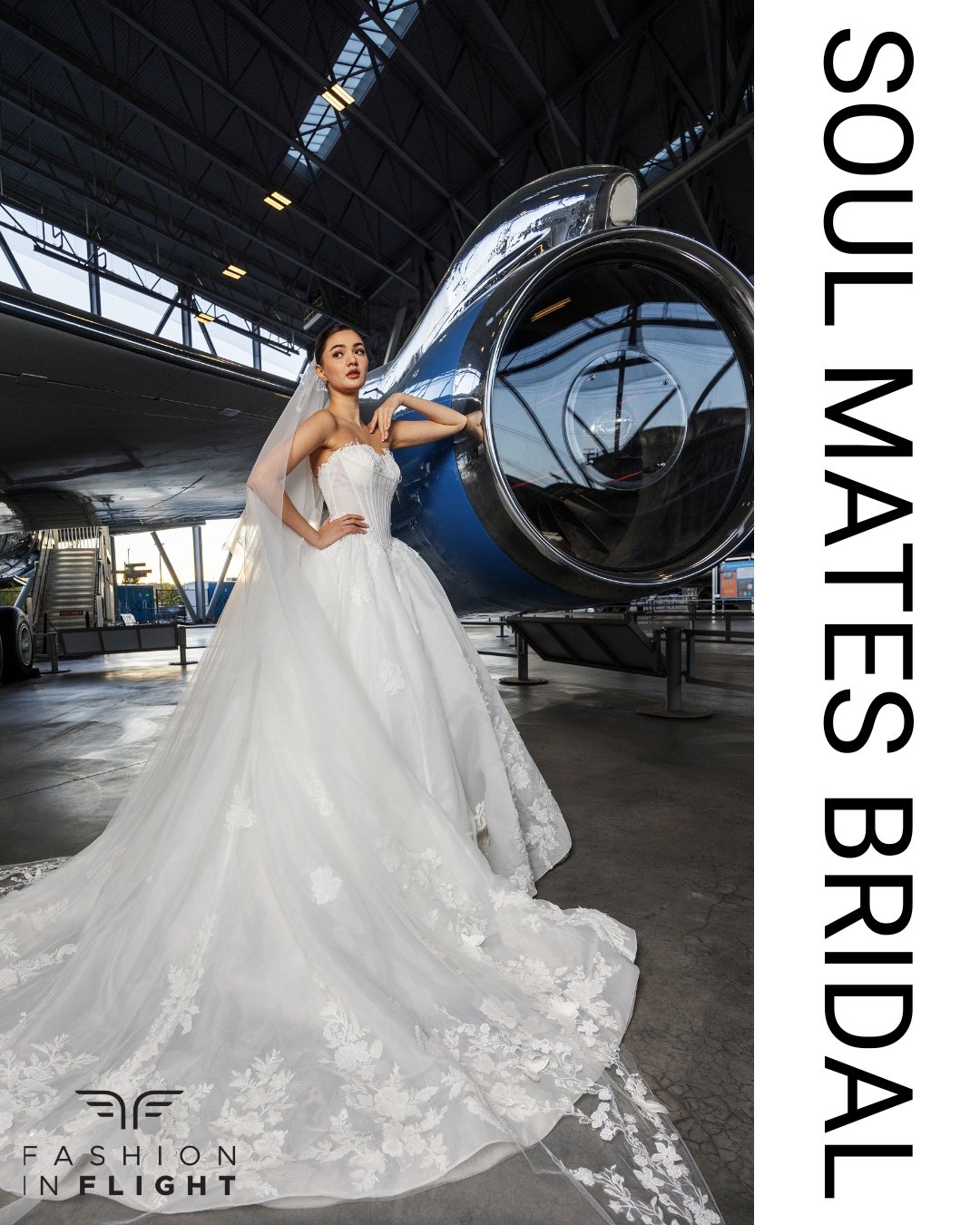 Join us for an exclusive showcasing of Soul Mates Bridal&rsquo;s newest collection at Fashion in Flight on Saturday, November 7th, at The Museum of Flight. Secure your tickets now at www.fashioninflight.org.

Photo Credit:
Designer: @soulmatesbridal 