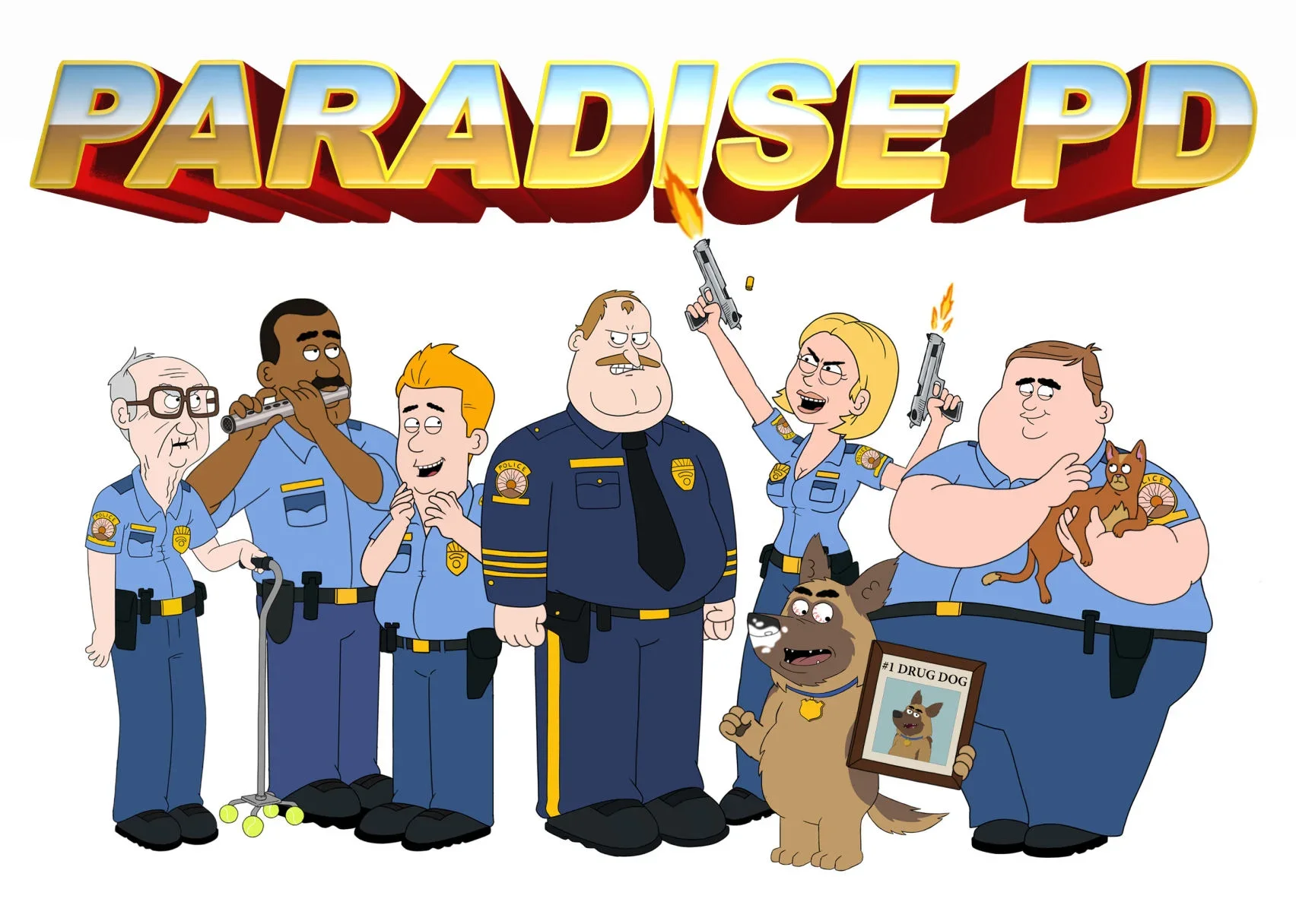Former Athens residents, creators of ‘Brickleberry’ release new show ‘Paradise PD’ on Netflix
