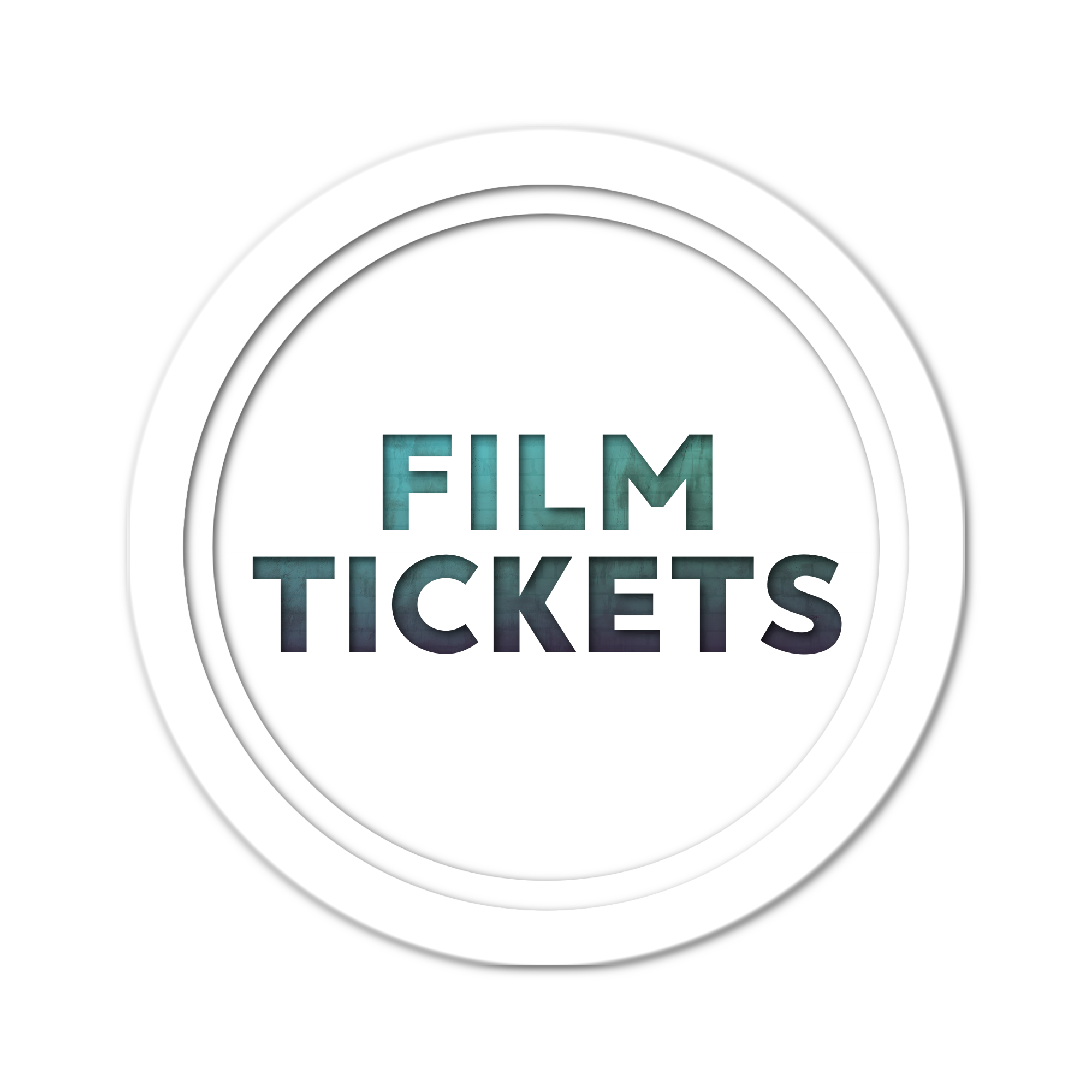 A digital graphic with the words 'Film Tickets'