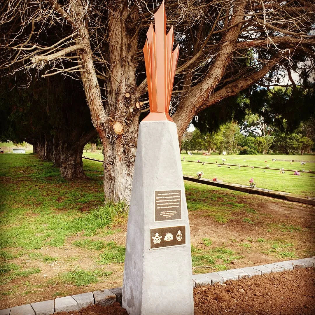WW2 Memorial - Commissioned by Stratford Cemetery Trust 2020