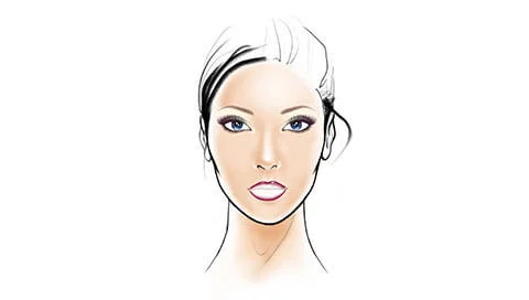 Trace outline of Lips