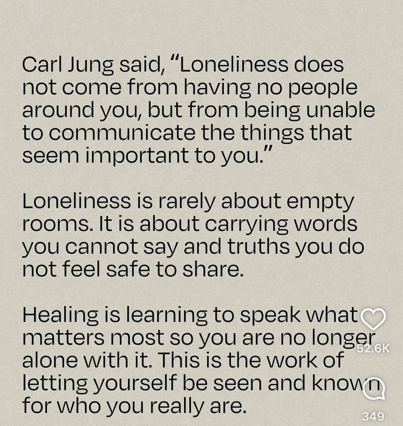 I&rsquo;m a room full of people a person can still feel alone. 

#healingsolutionsllc 
#loneliness 
#findyourtribe 
#connect