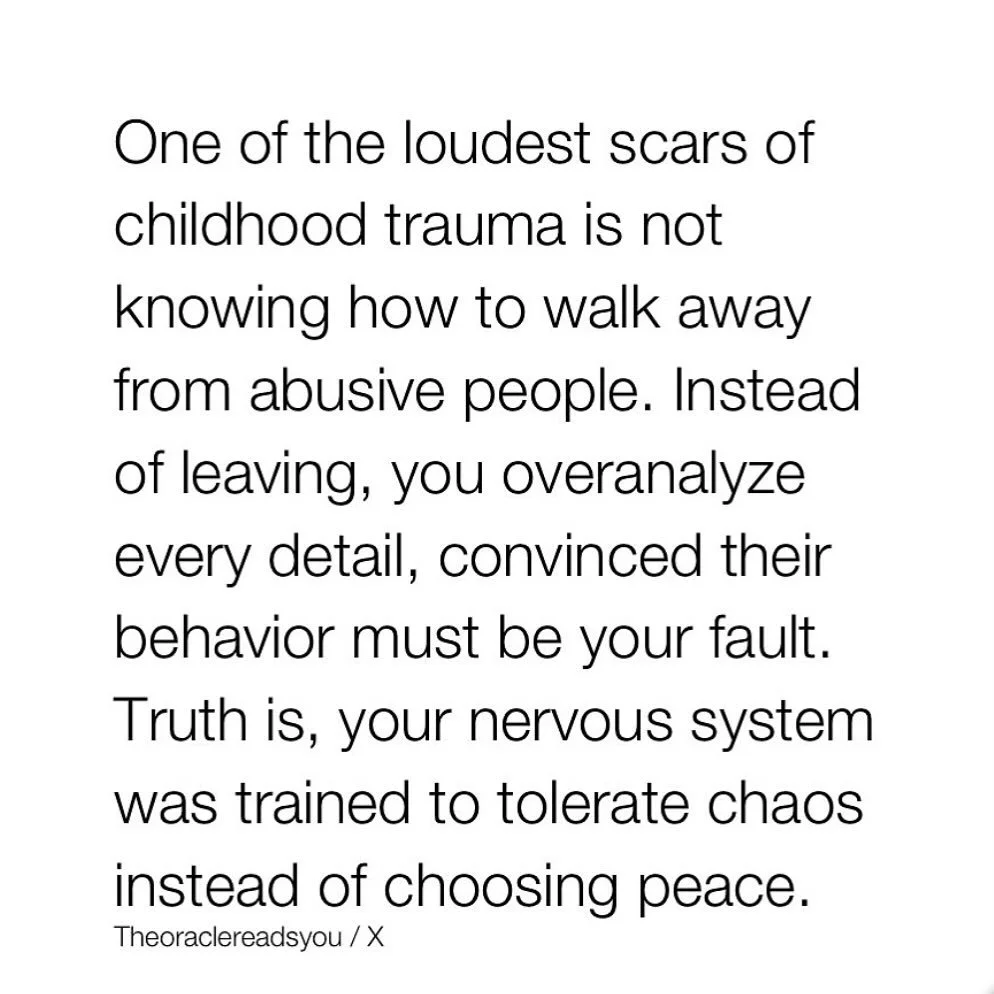 How childhood trauma impacts you in adulthood relationships. 

#healingsolutionsllc 
#childhoodtrauma 
#nervoussystem 
#toxicrelationships
