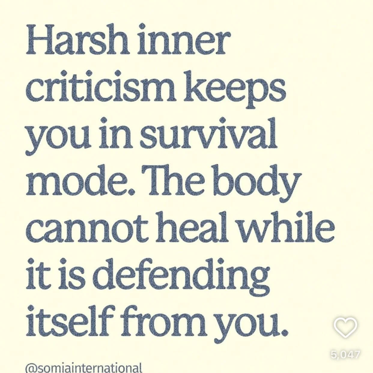Be kind(er) to yourself. 

#healing 
#thisisajourney 
#letgo