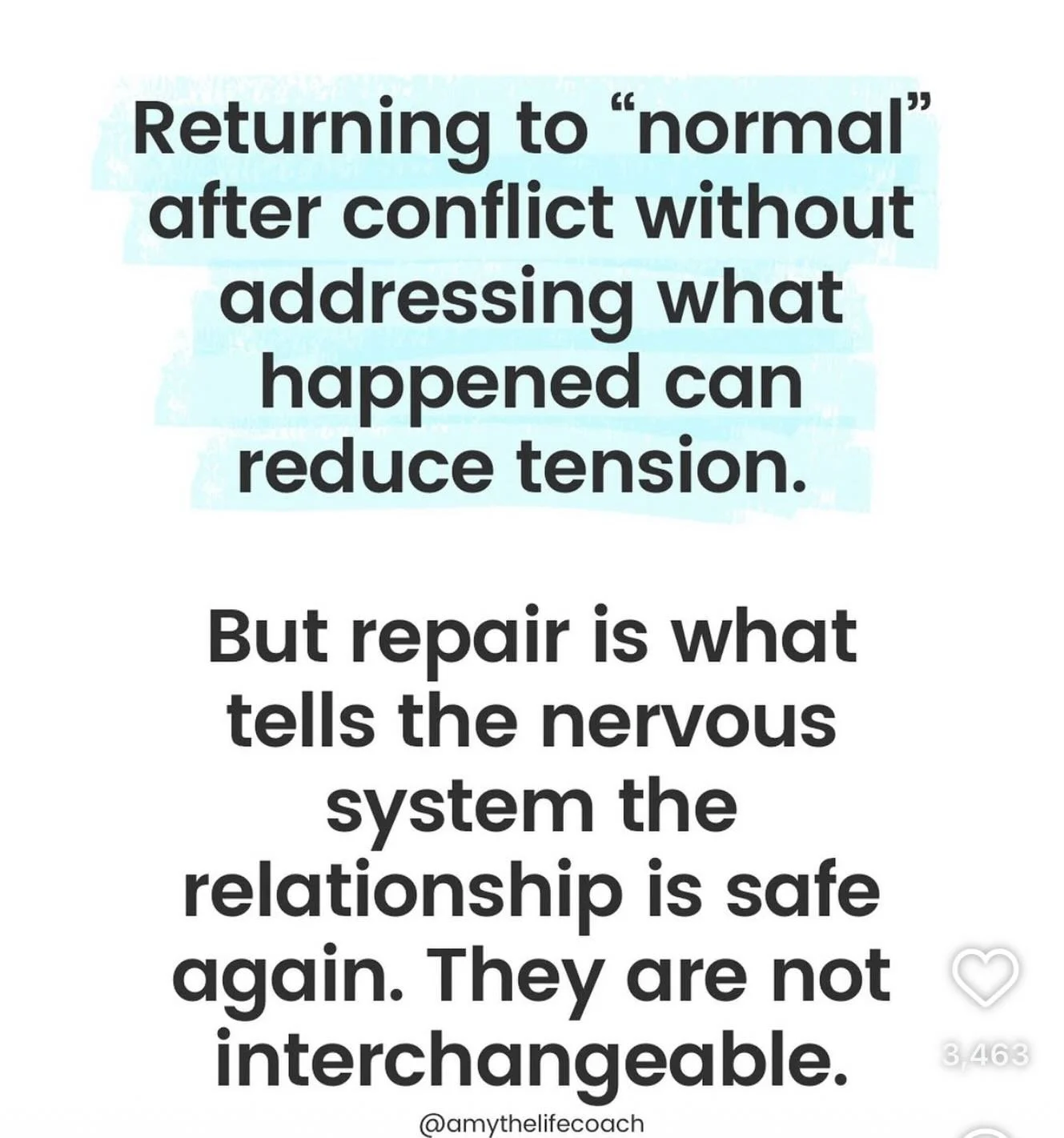 Whatever goes unaddressed festers. 

#repair 
#healthyrelationship 
#stopputtingbandaidsonbulletwounds