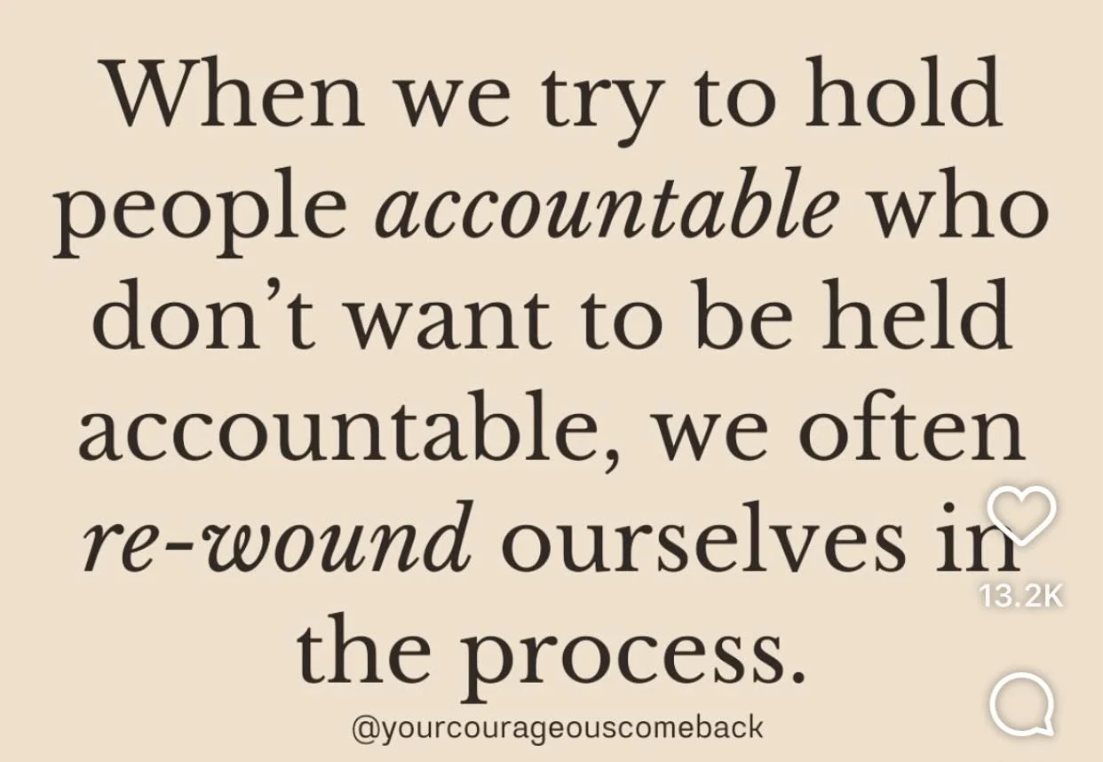 Learning to walk away.

#accountability 
#selfawareness
