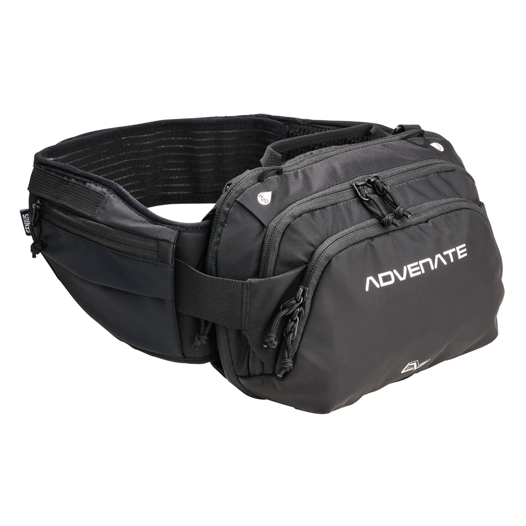 Advenate Genius 3+2 Hip Pack and Handlebar Pack / Black — 1to3go