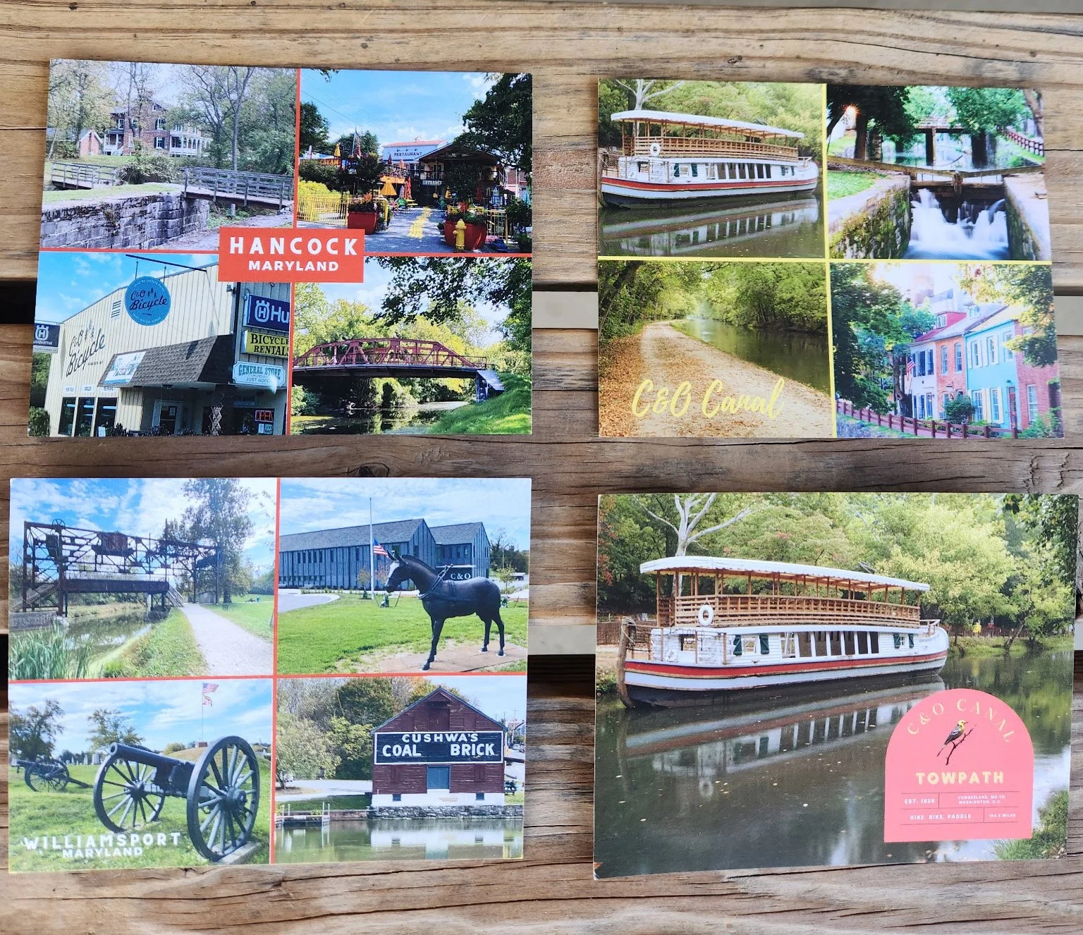 Local Destinations Postcards