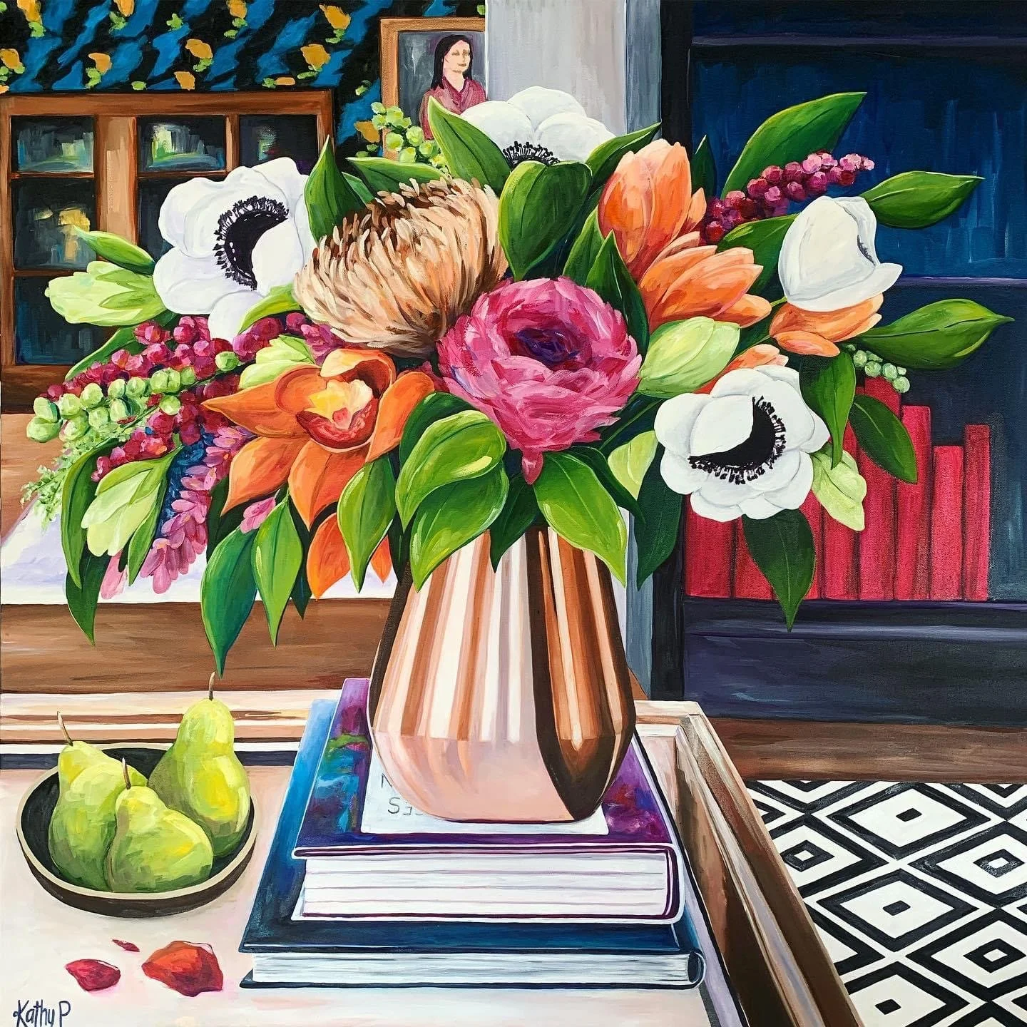 PEARS, PETALS + PAGES