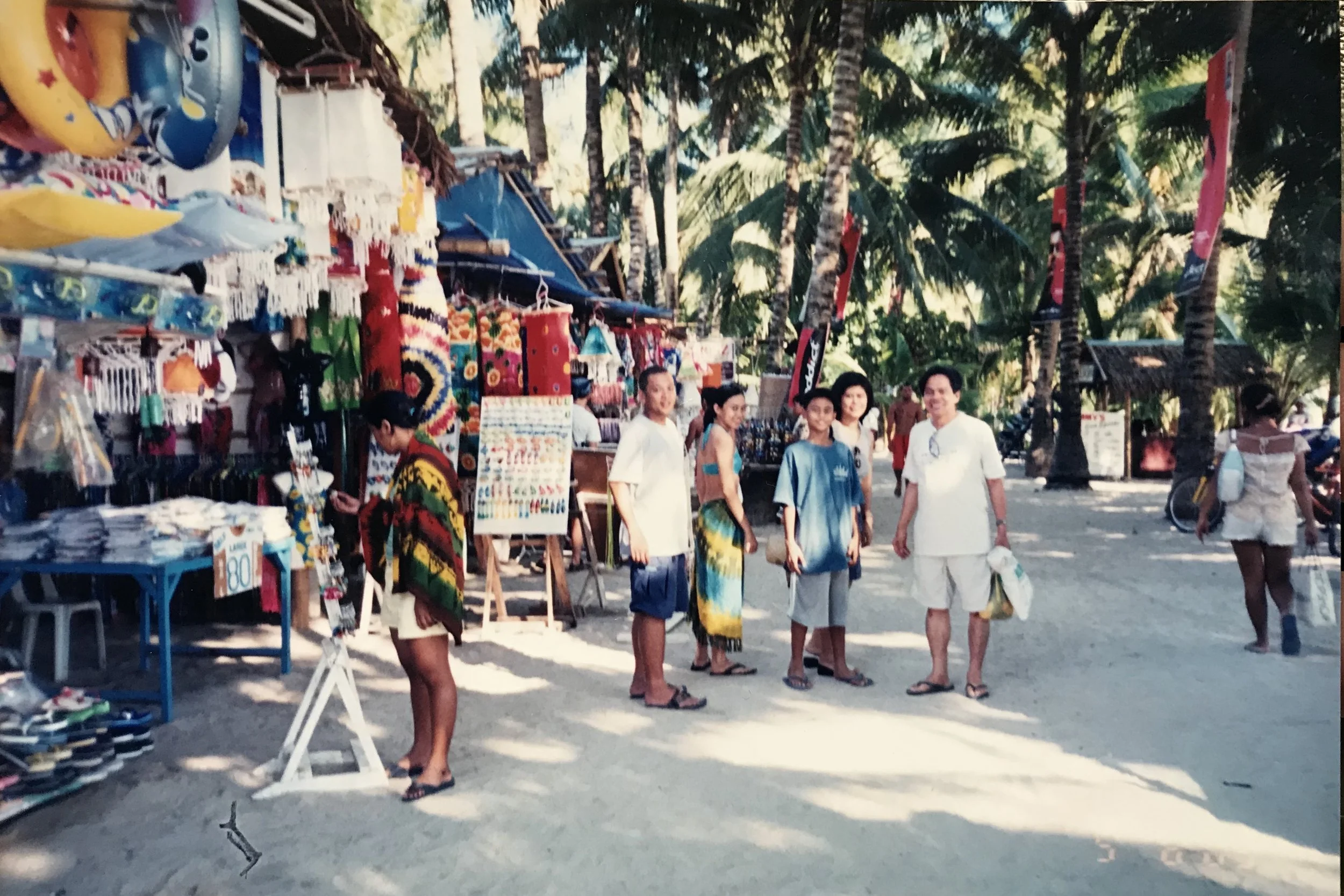 2003: Sarong and lantern heaven. These beautiful kubos have since made way for ugly buildings. There, I said it.