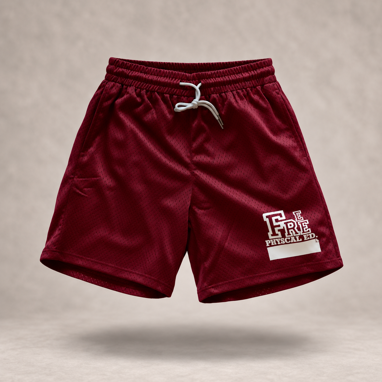 P.E. Shorts (Crimson Red)