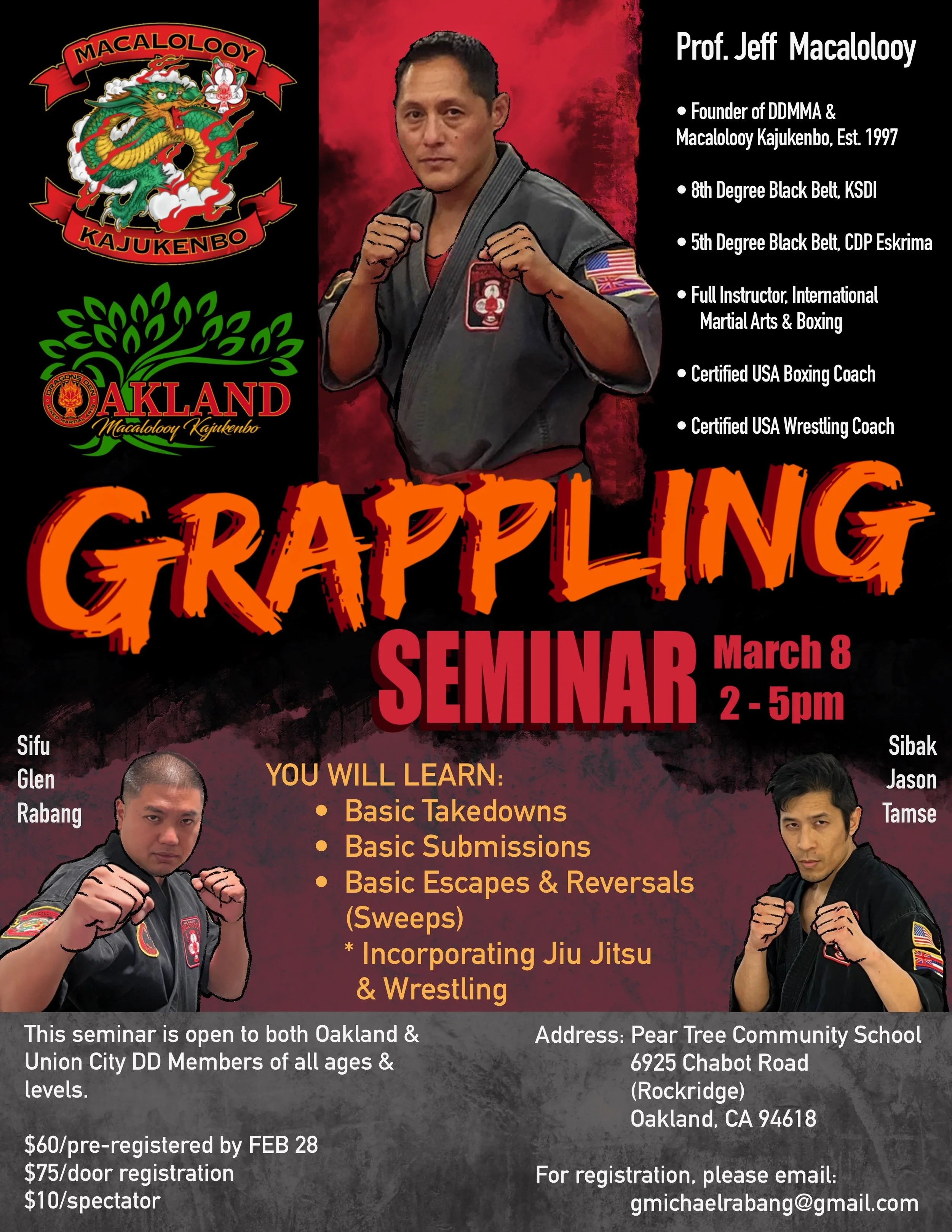 Grappling Seminar March 8 2025