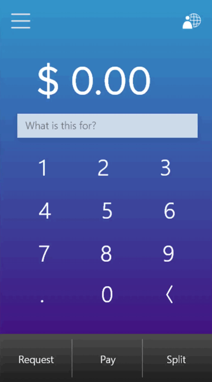 Redesigned app such that number keypad is shown immediately. Social feed can be easily accessed by tapping the person/world icon on the top right.