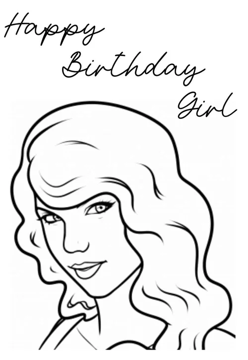 Taylor Swift Printable Birthday Cards — PRINTBIRTHDAY.CARDS