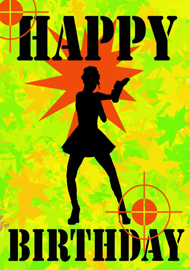 Cool Chick Birthday Card | Free printable birthday cards ...