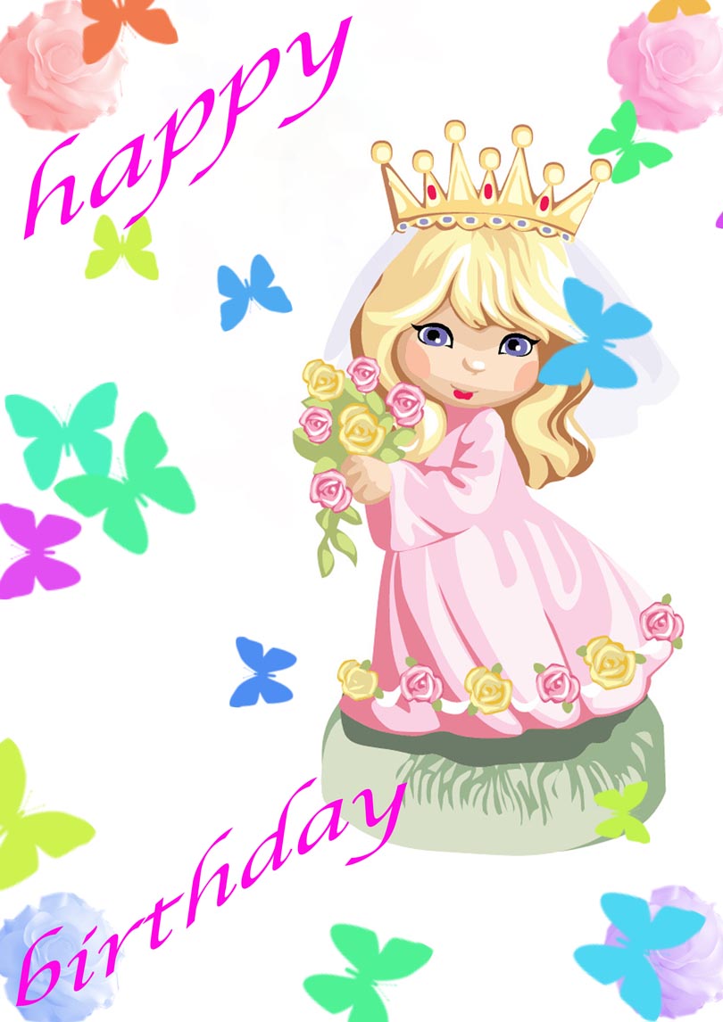 Princess Birthday Card Free Printable Birthday Cards Printbirthday Cards